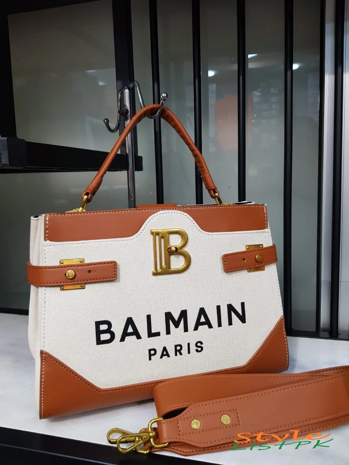 Balmain Top Handle Bag