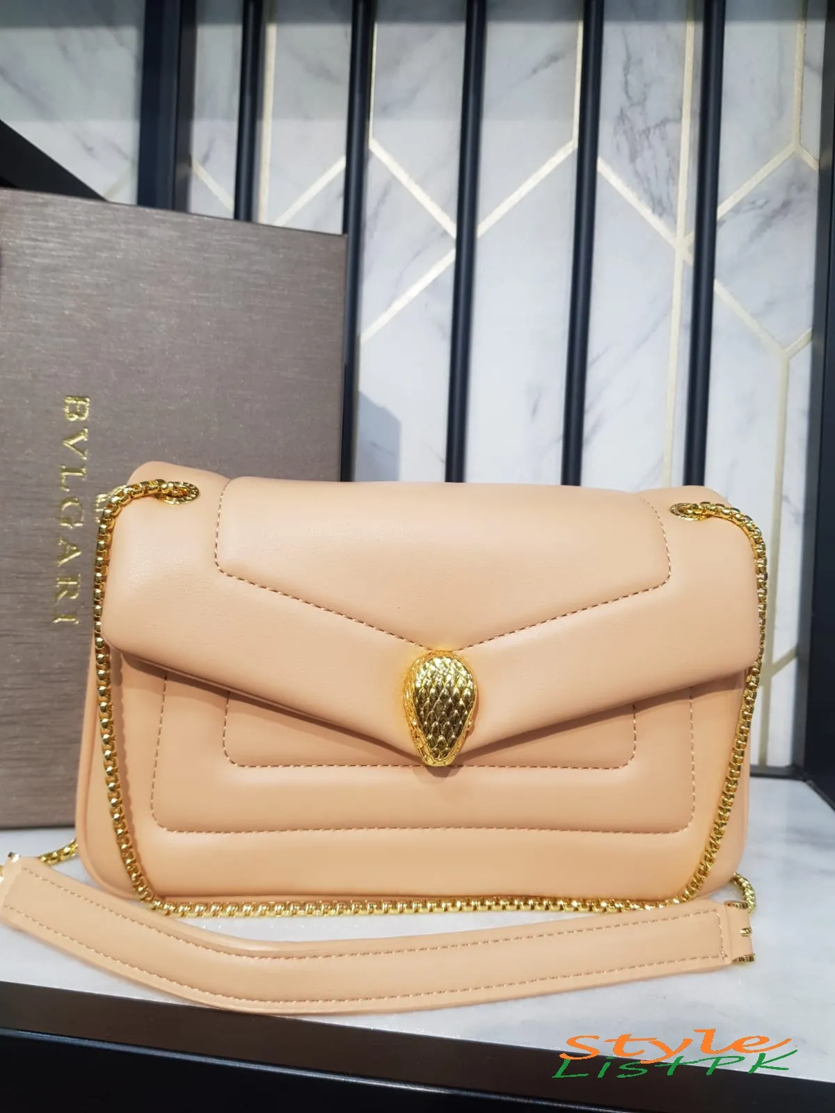 Bvlgari Serpenti  Reverse Shoulder Bag