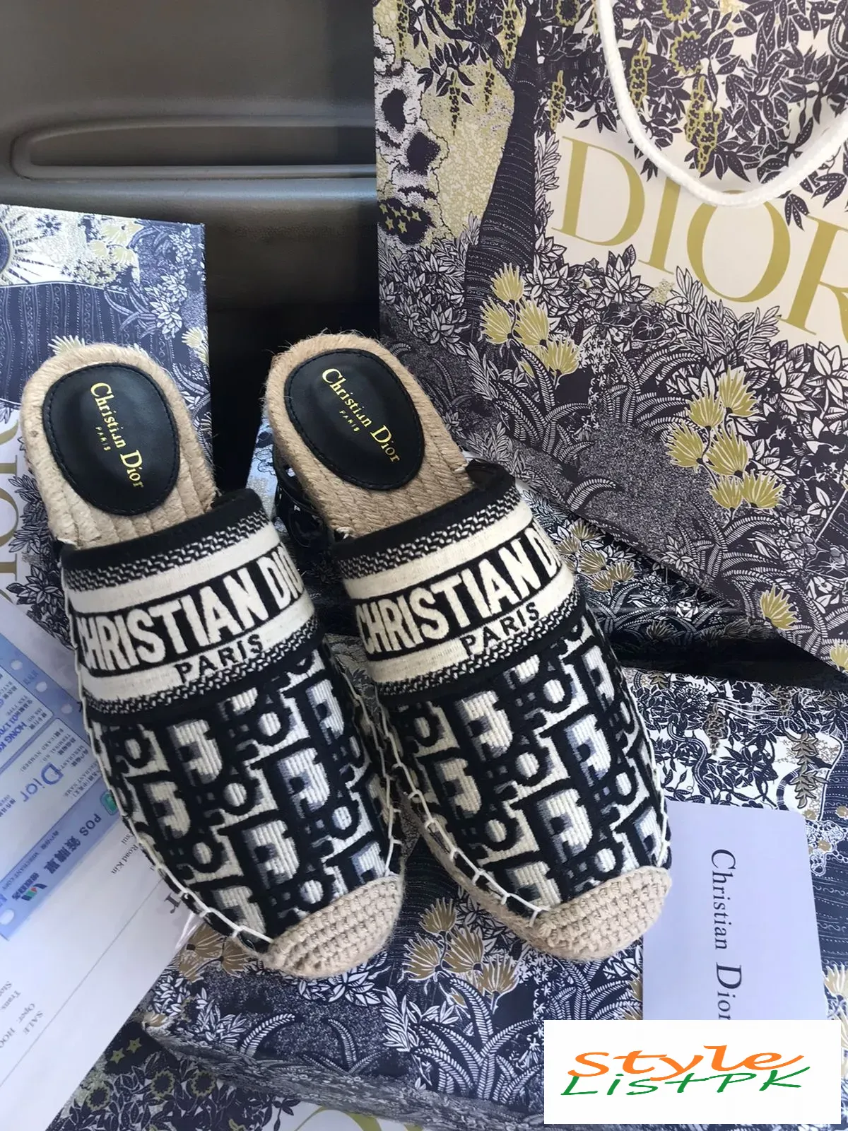 Christian Dior Open Espadrilles