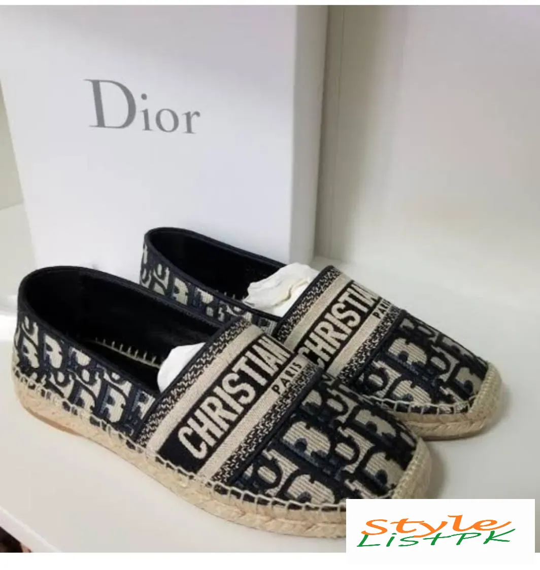 Christian Dior Pattern Espadrilles