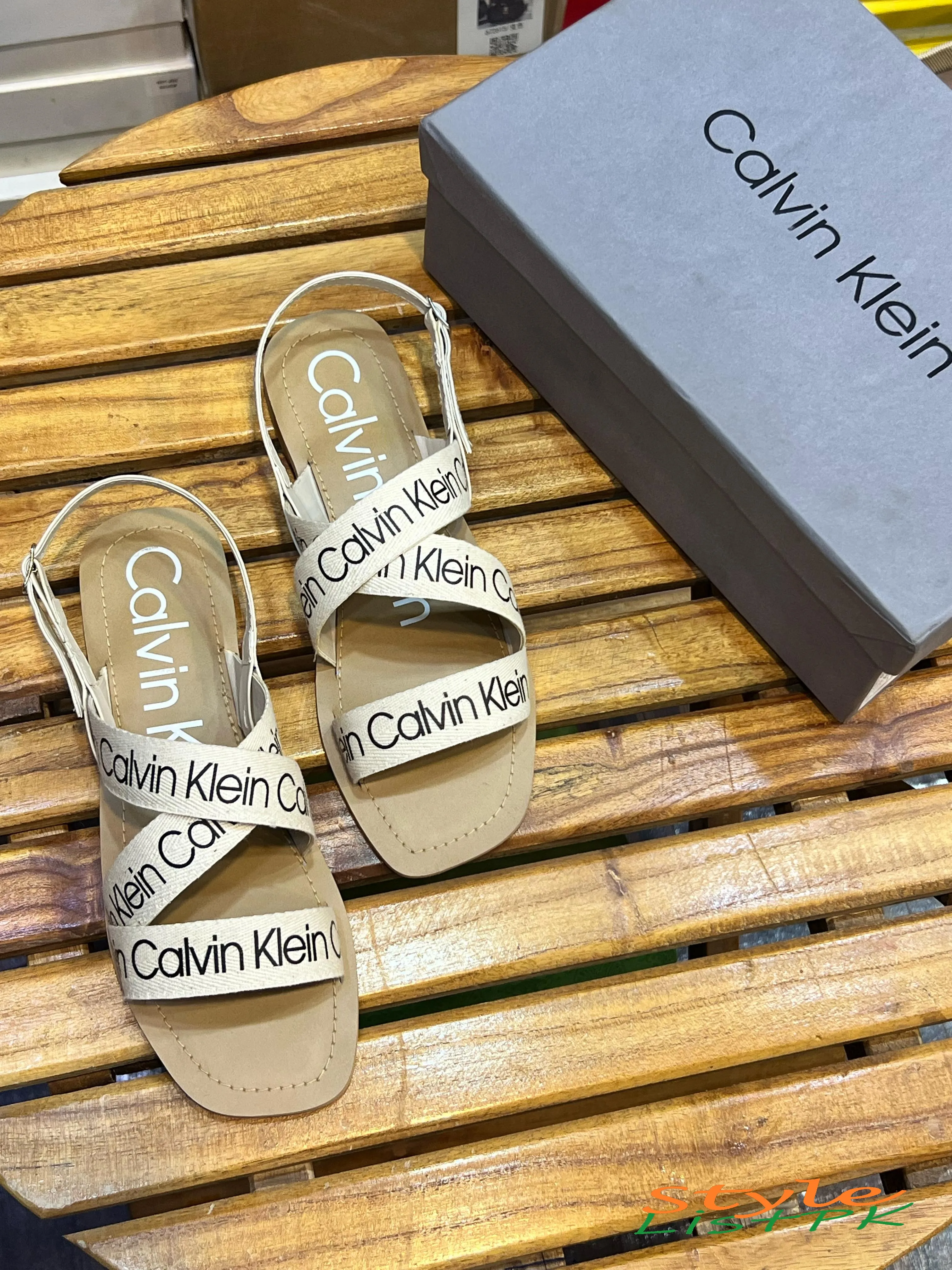 Ck Cross Sandals