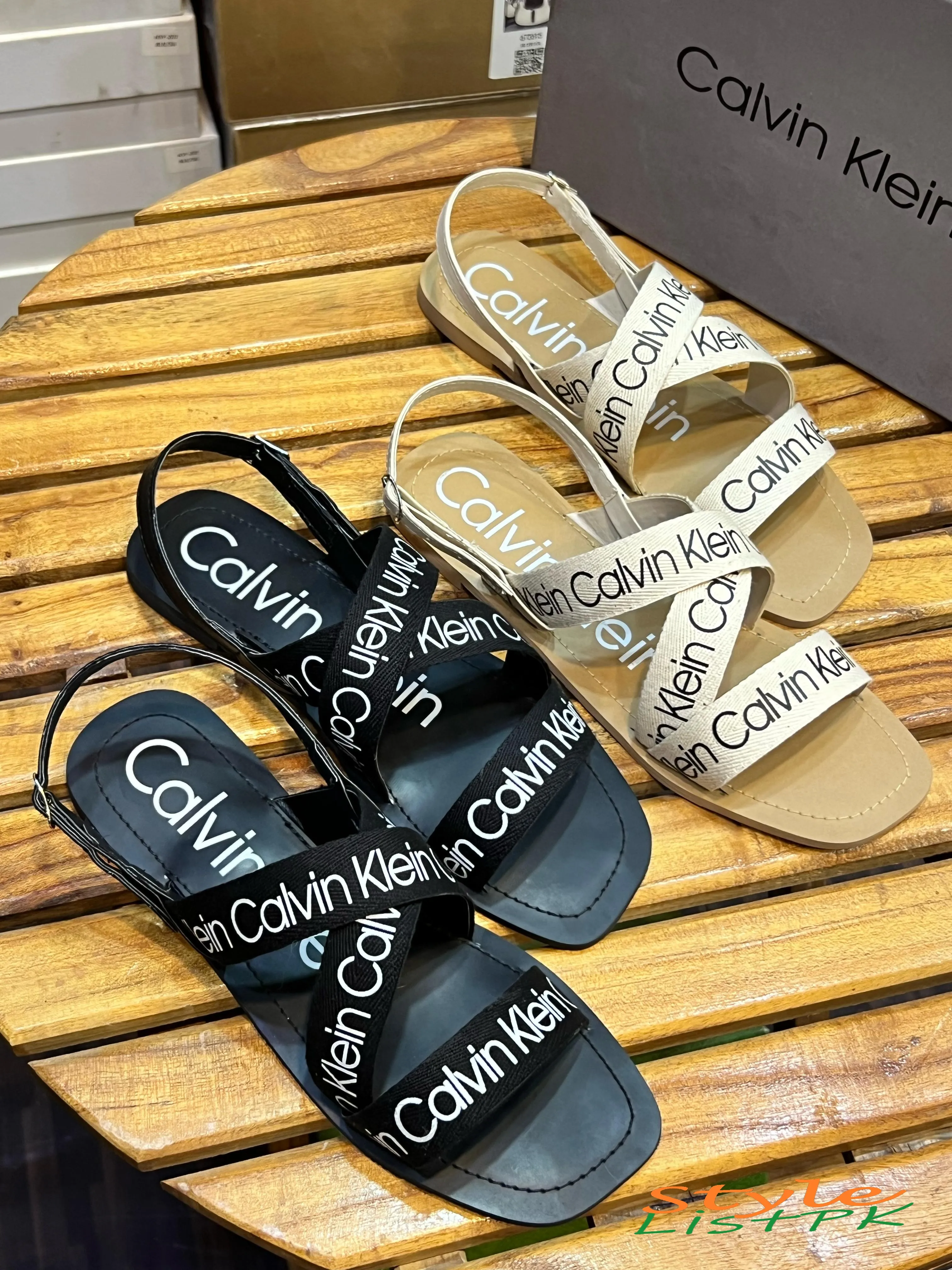 Ck Cross Sandals