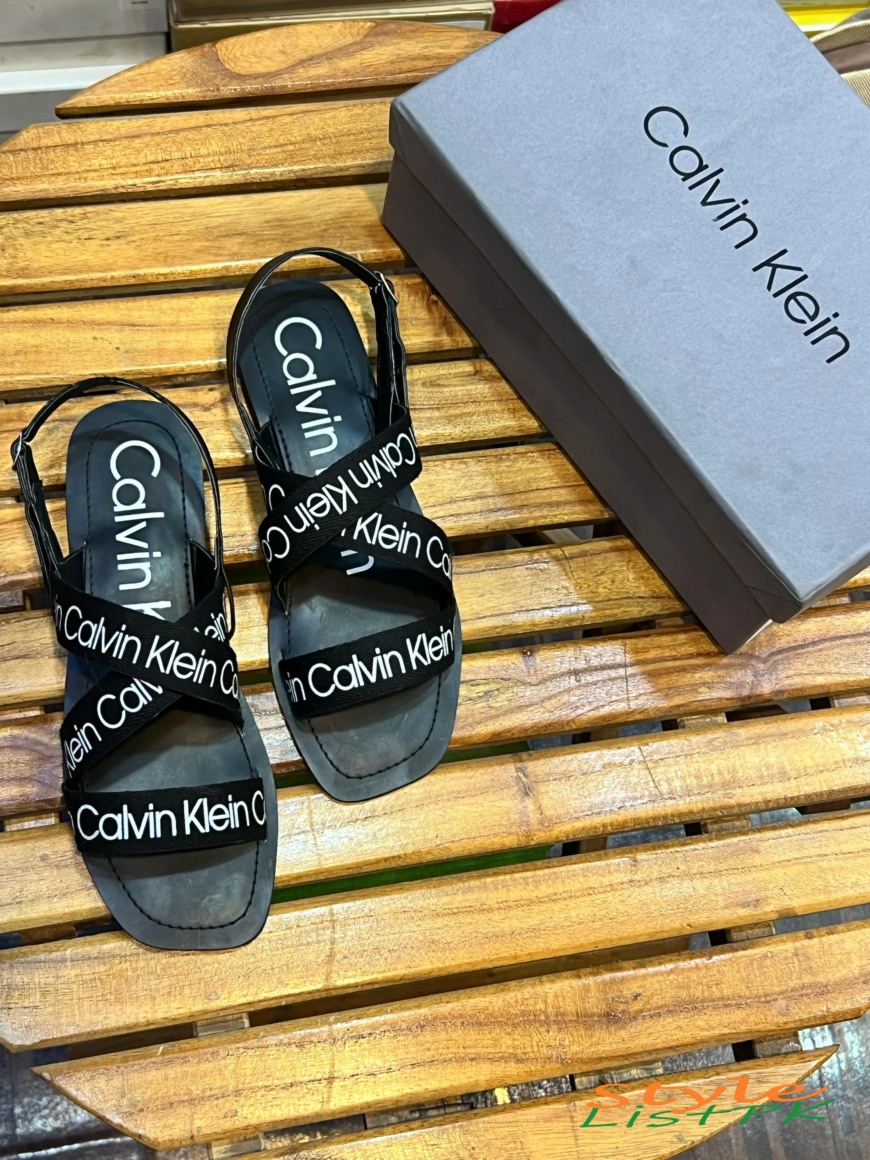 Ck Cross Sandals