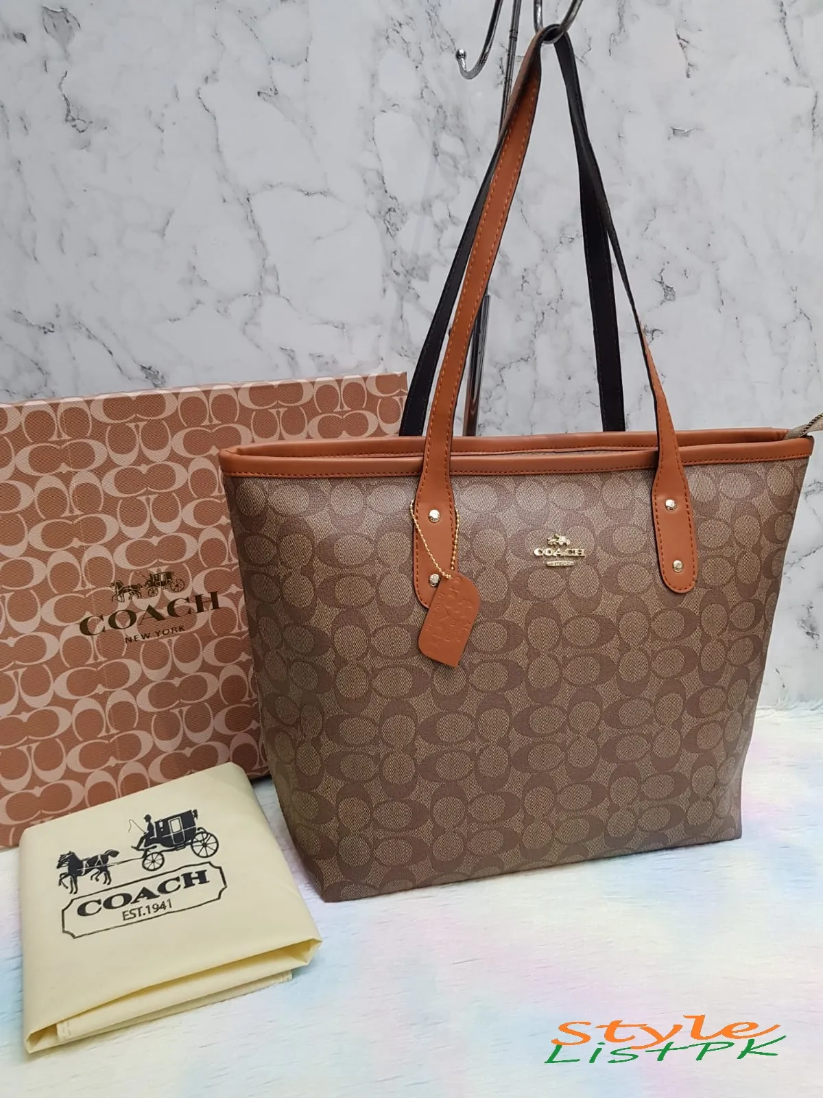 Coach Zip Top Tote