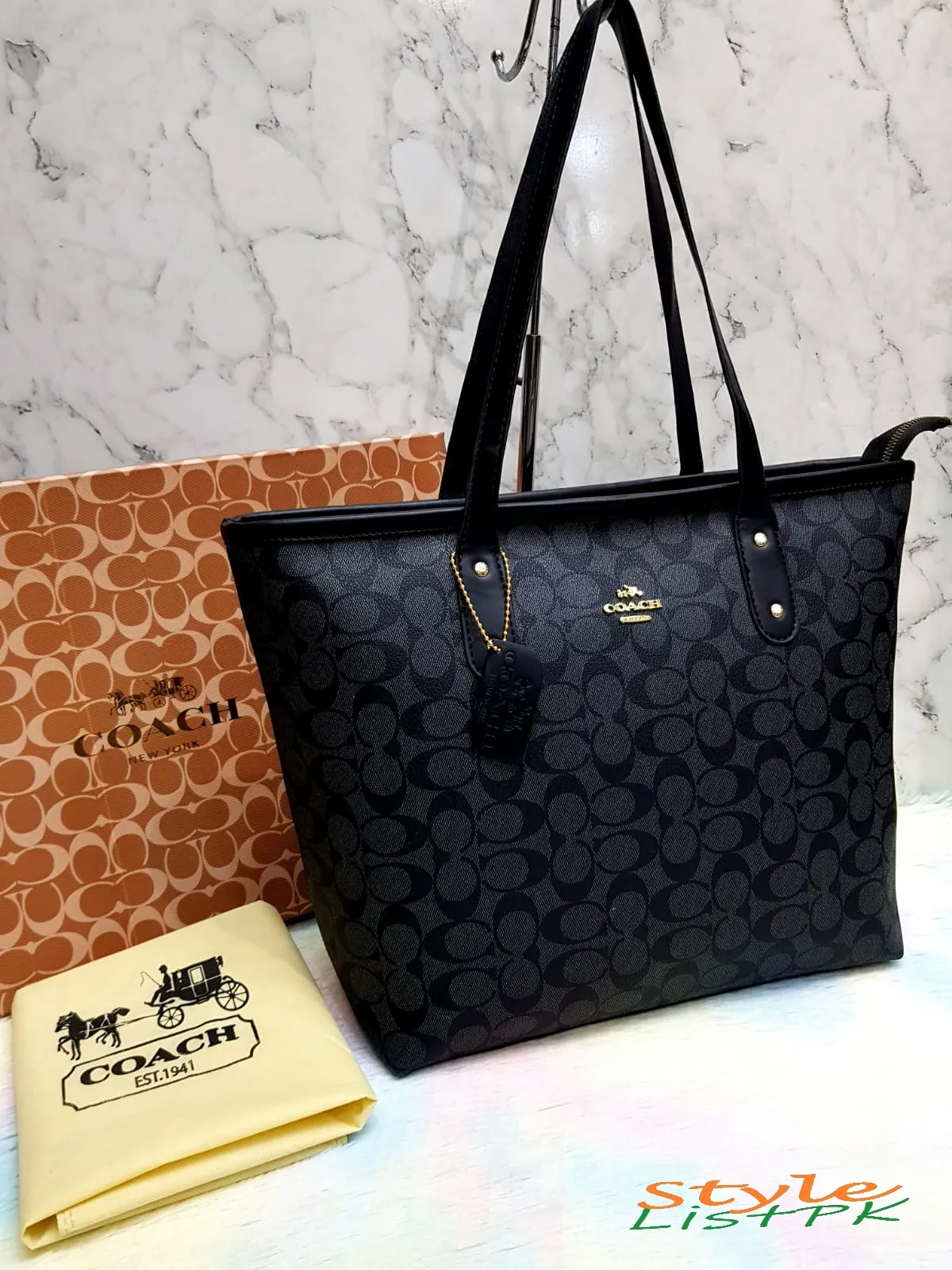 Coach Zip Top Tote