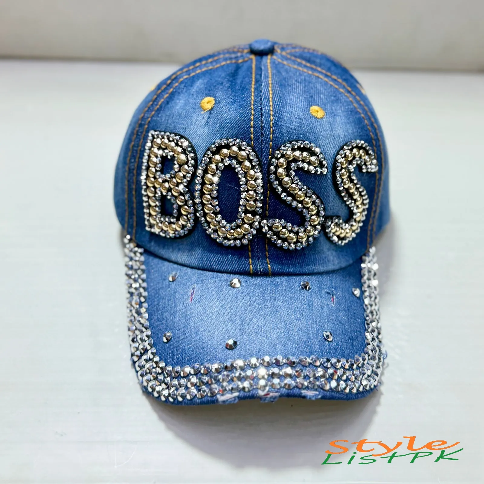 Denim Fancy Caps