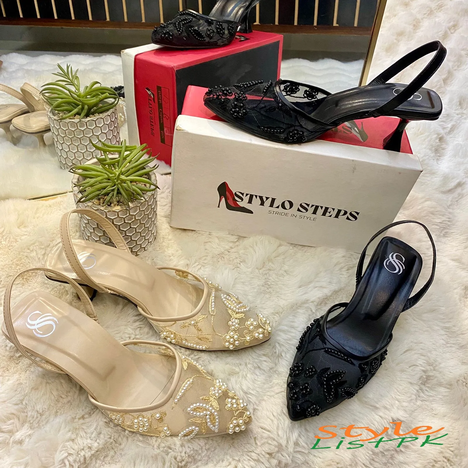 Eterna Bloom Heels