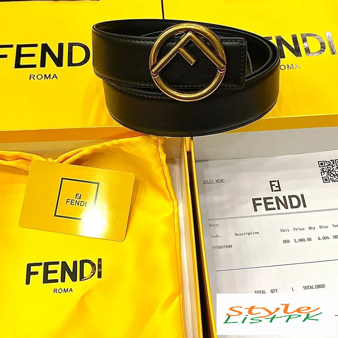 Fendi Belt With Box