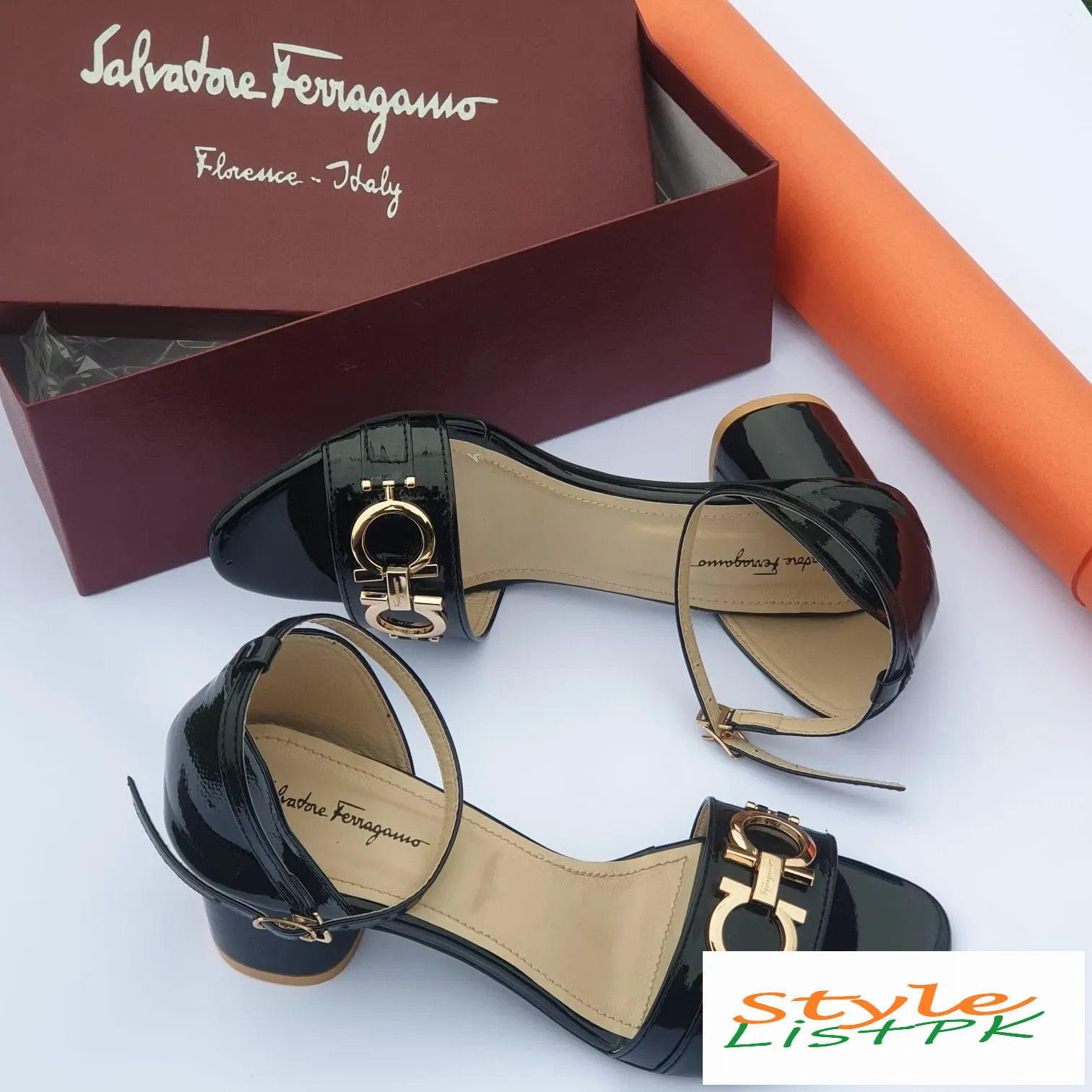 Ferragamo Block Heels