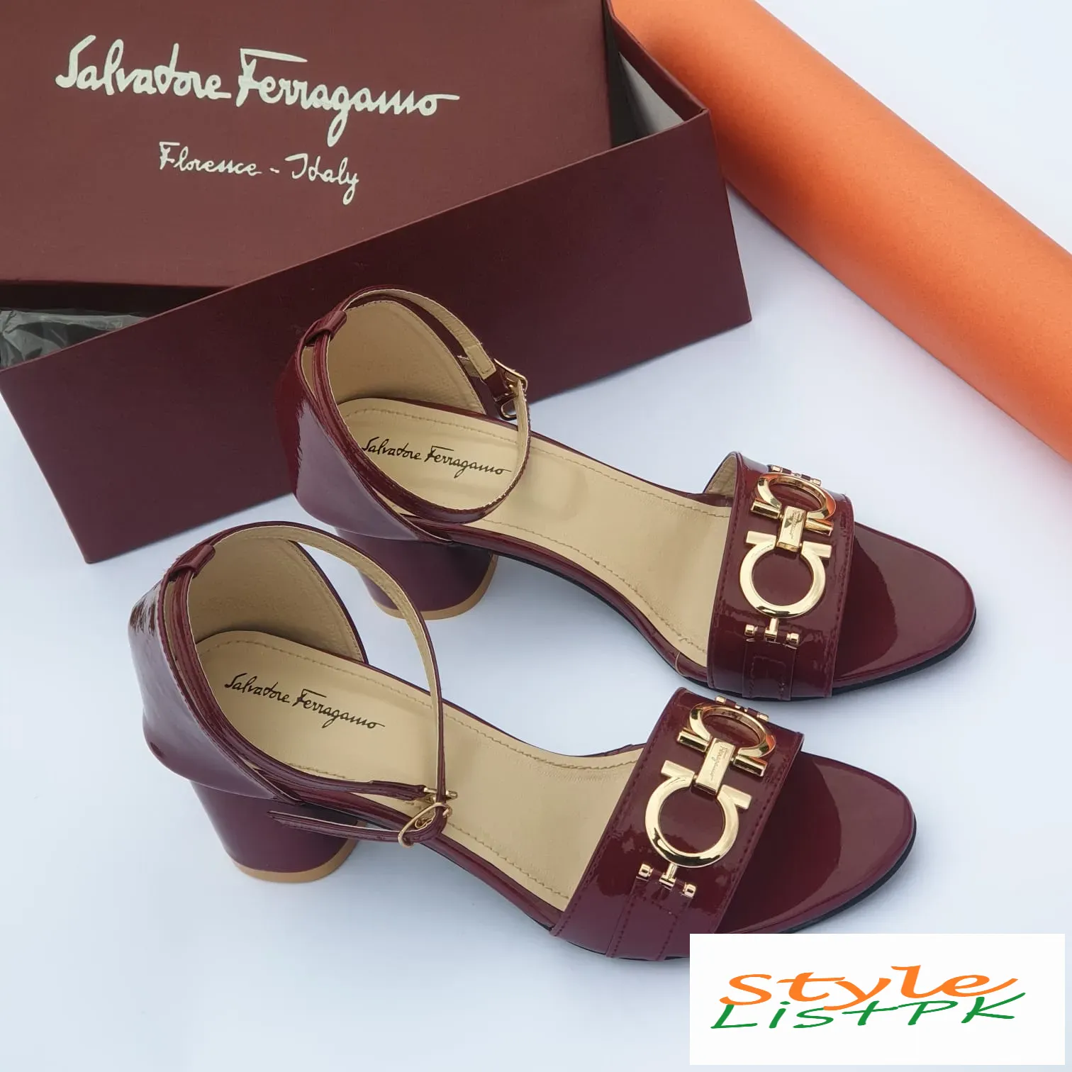 Ferragamo Block Heels