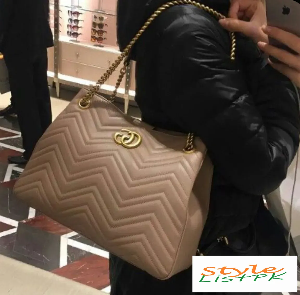Gucci Mormont Matelasse Shoulder Bag