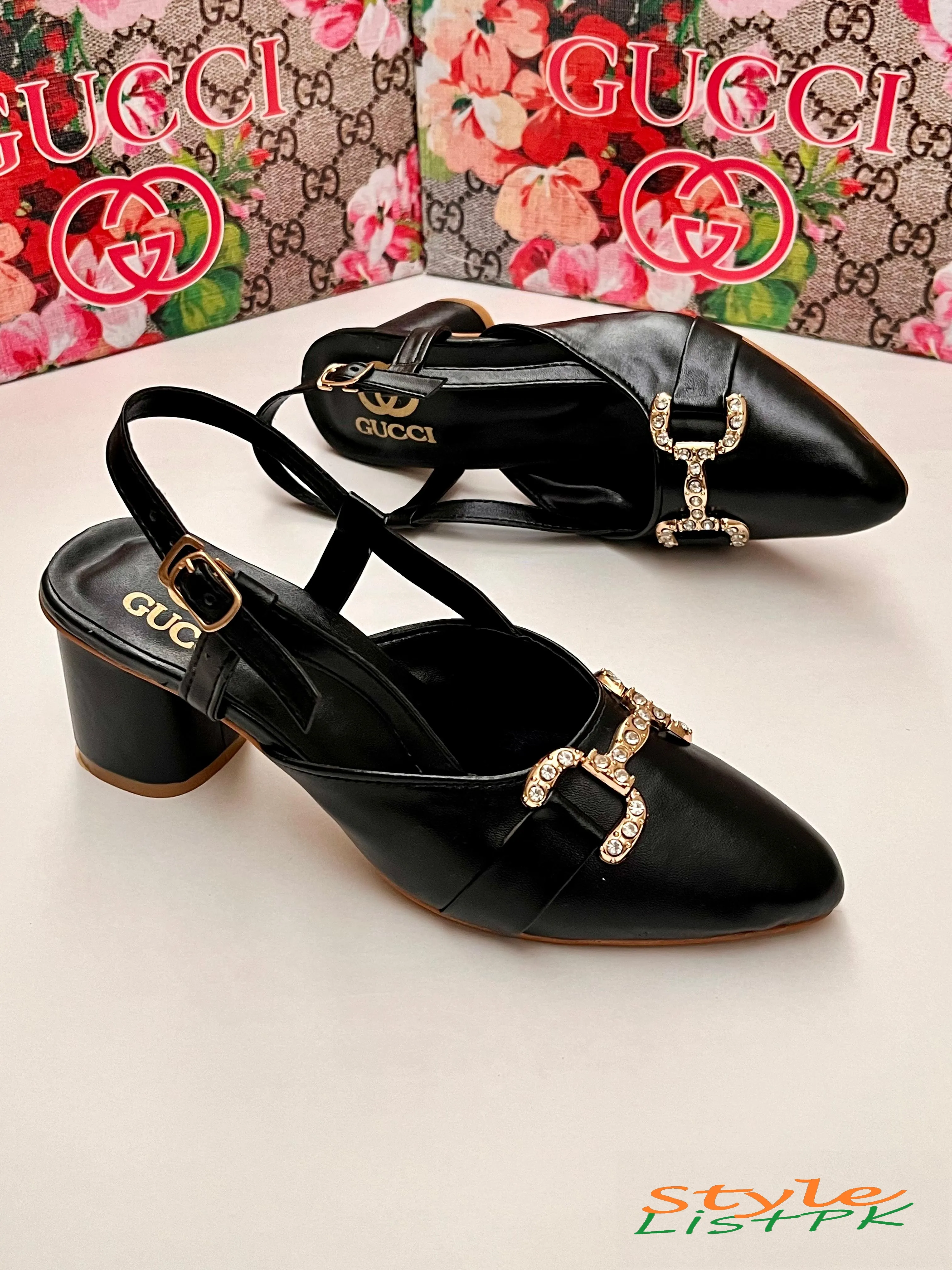 Gucci Stones Heels