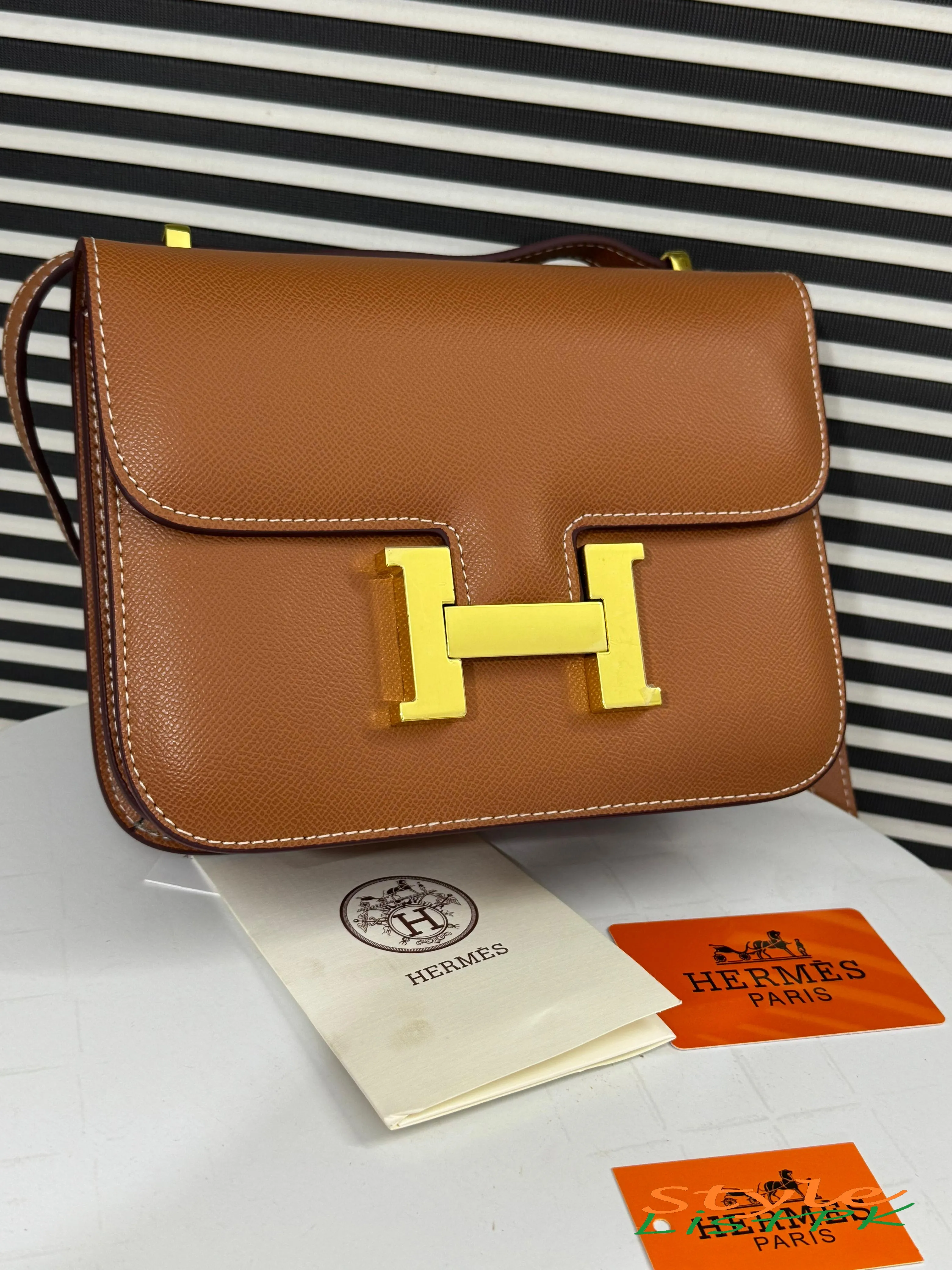 Hermes Gold Epsom Bag