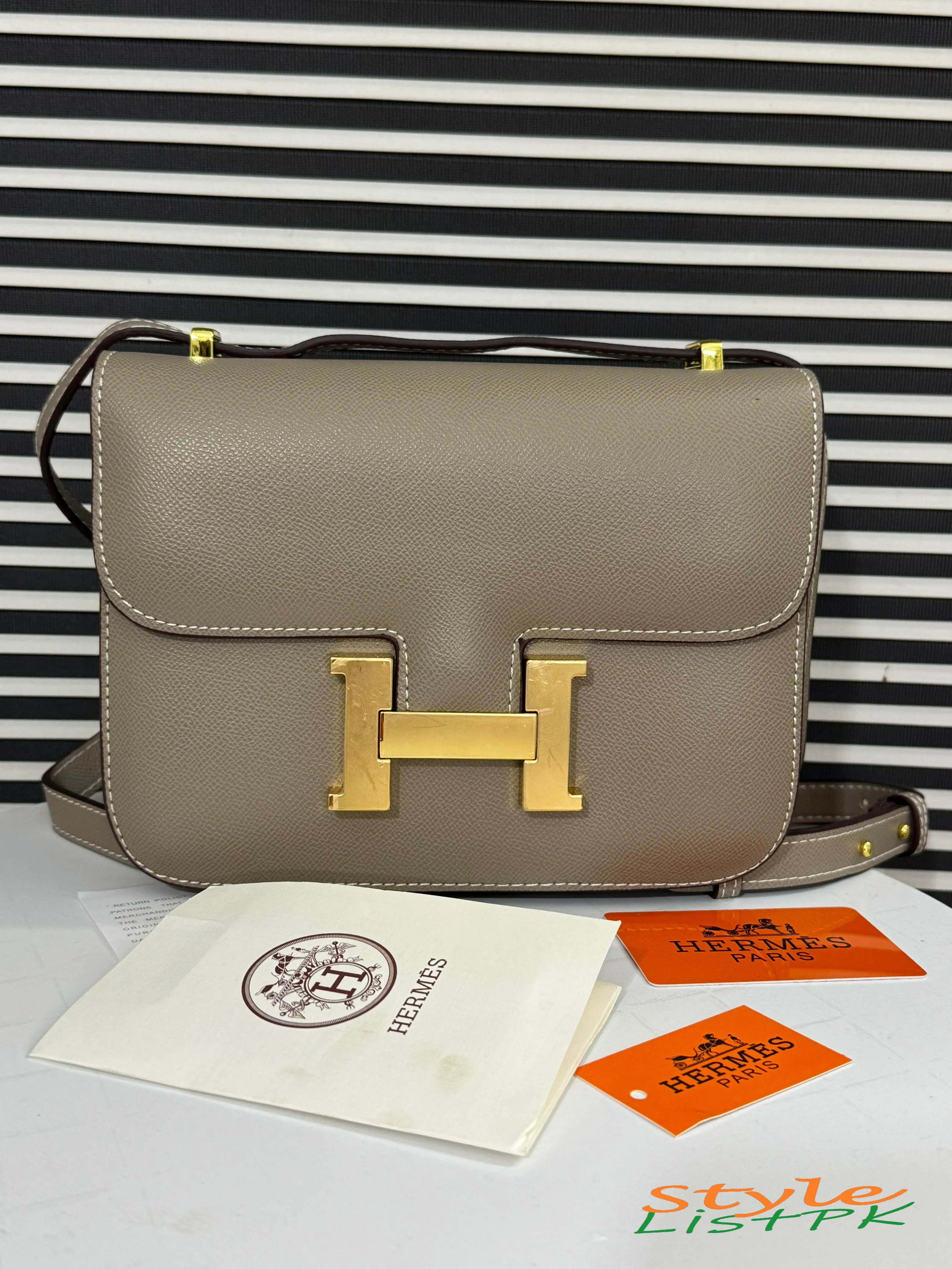 Hermes Gold Epsom Bag