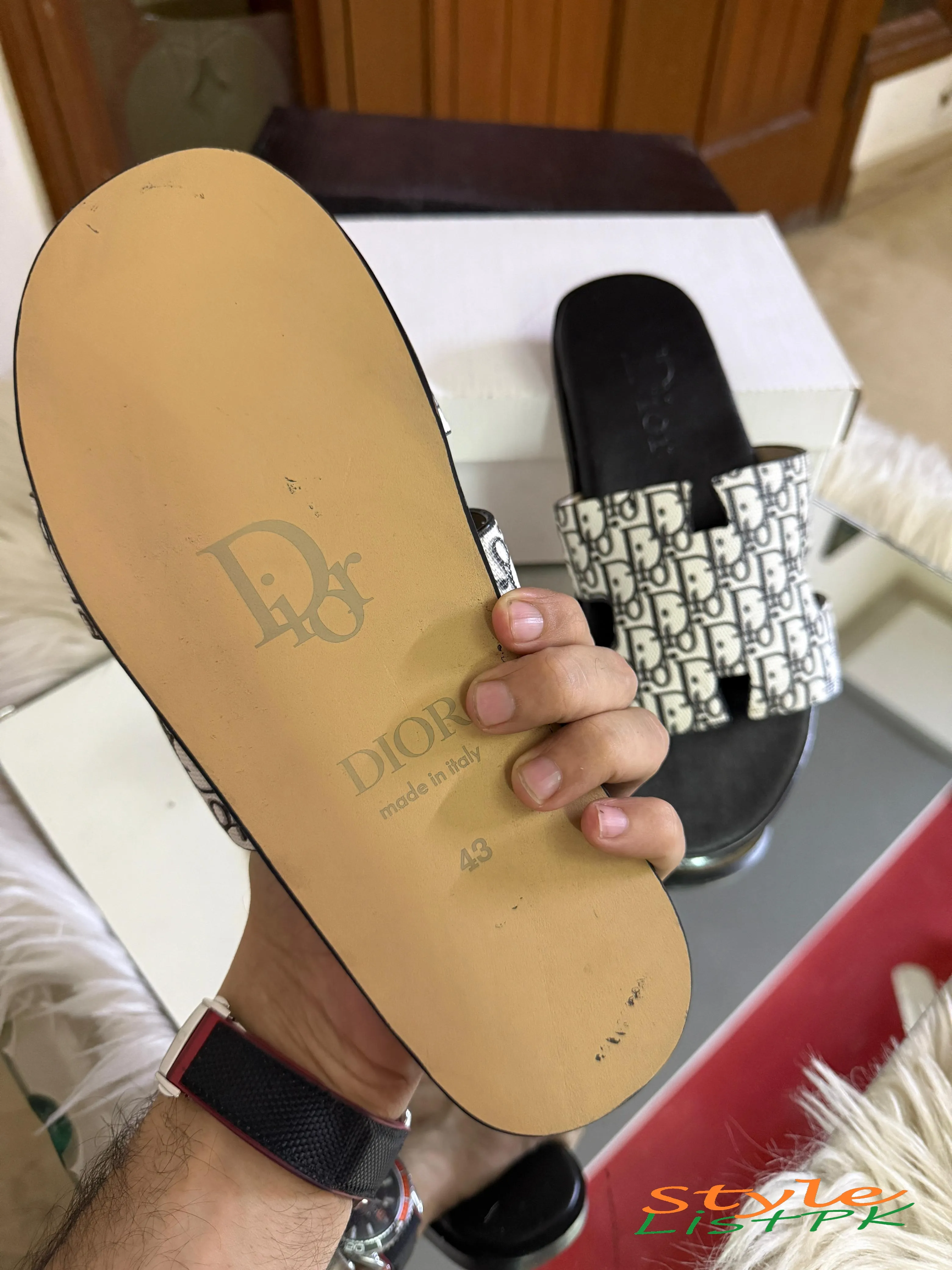 Hermes Imported Slippers