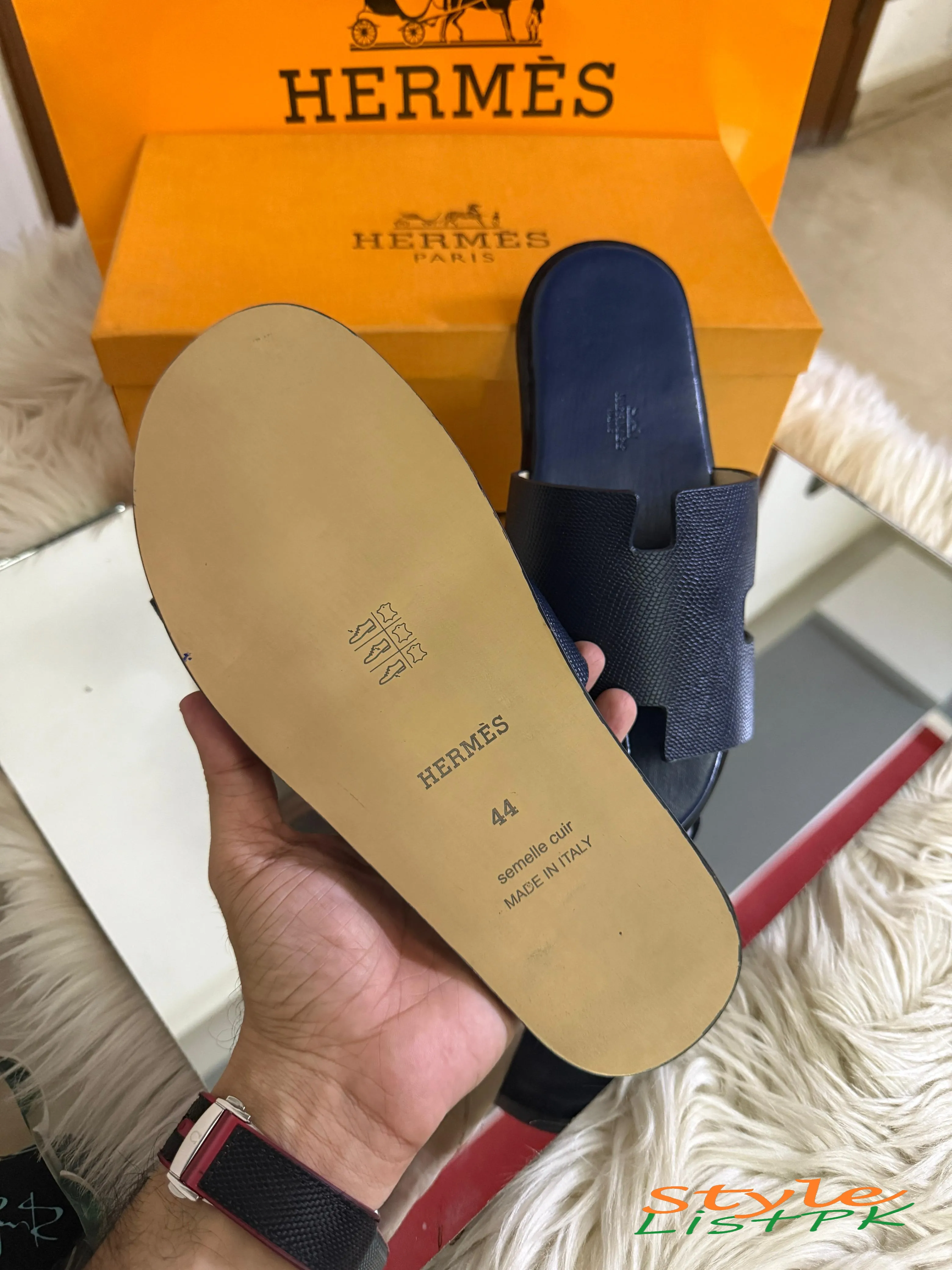 Hermes Imported Slippers