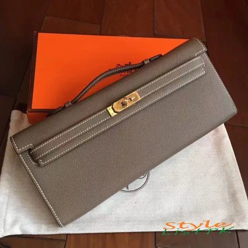 Hermes Kelly Cut Clutch Bag