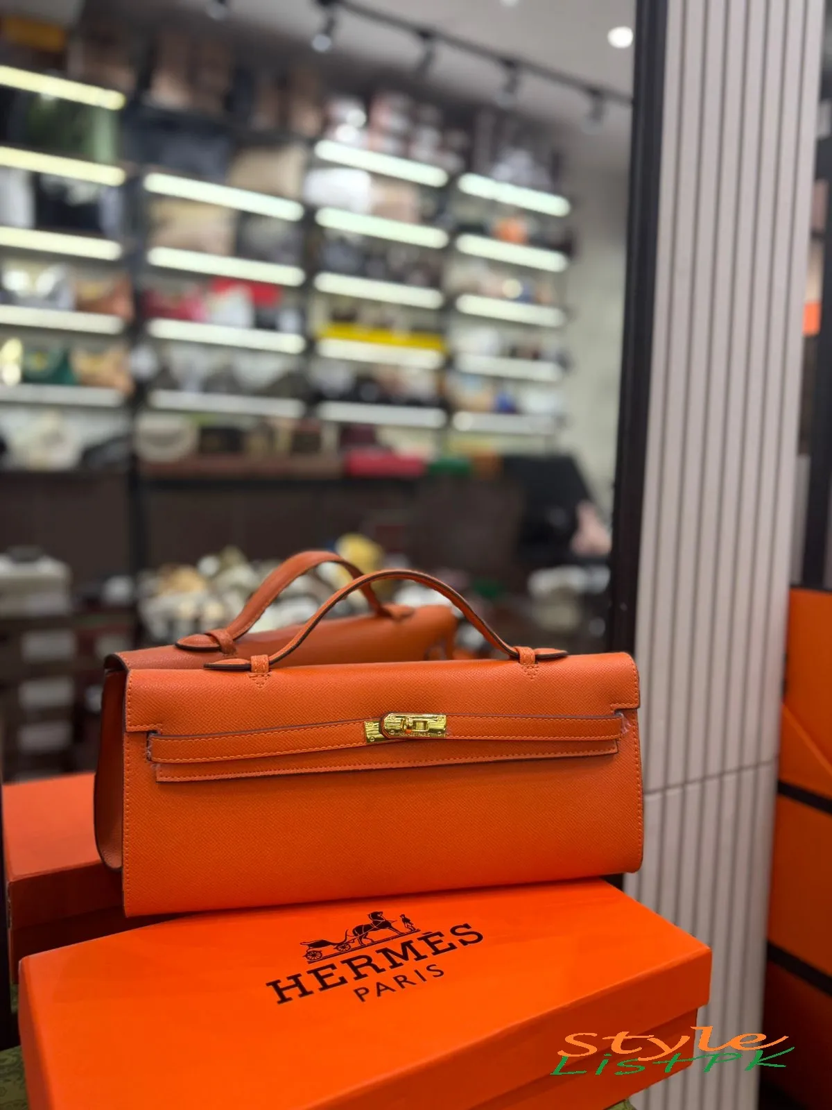 Hermes Kelly Cut Clutch Bag