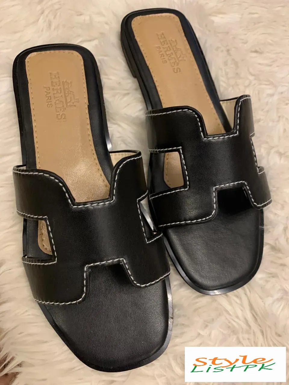 Hermes Oran Slippers