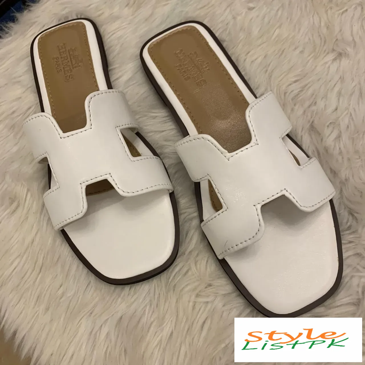 Hermes Oran Slippers