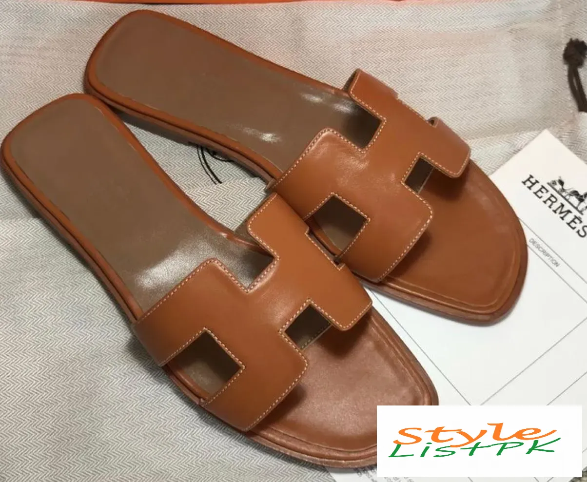 Hermes Oran Slippers
