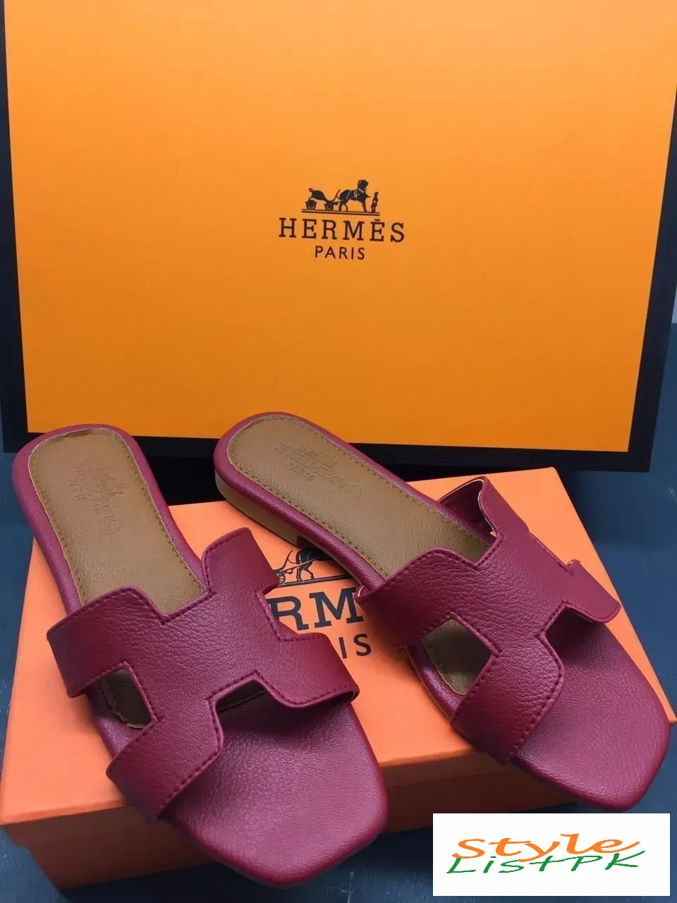 Hermes Oran Slippers