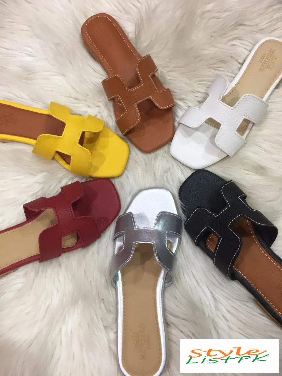 Hermes Oran Slippers