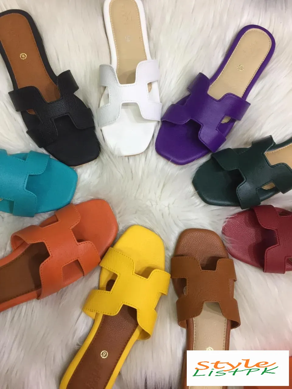 Hermes Oran Slippers