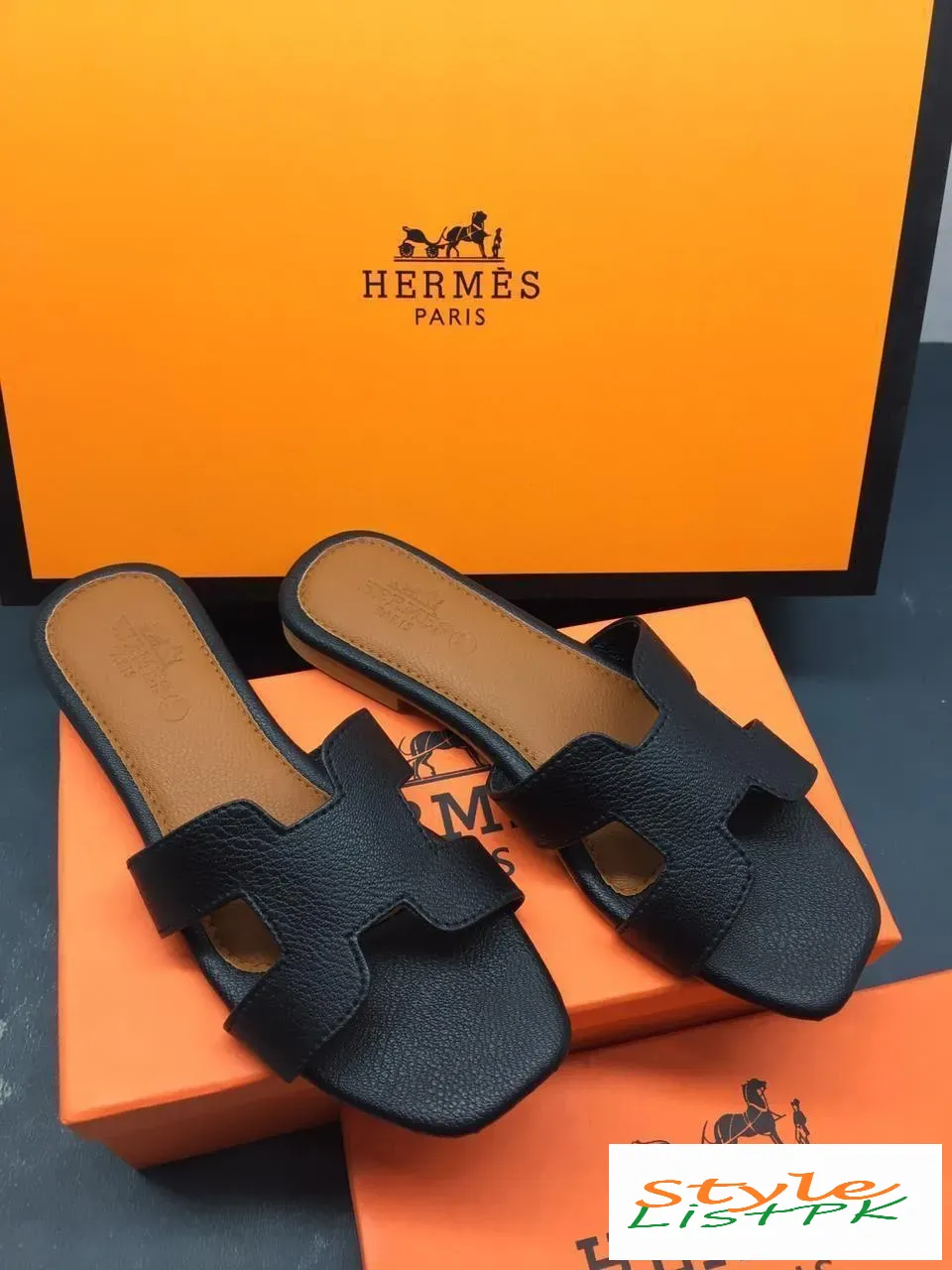 Hermes Oran Slippers