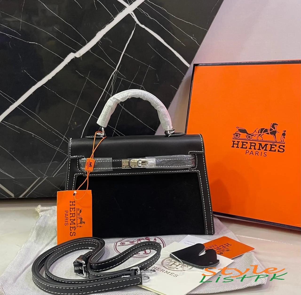 Hermes Paris Valvet Bag