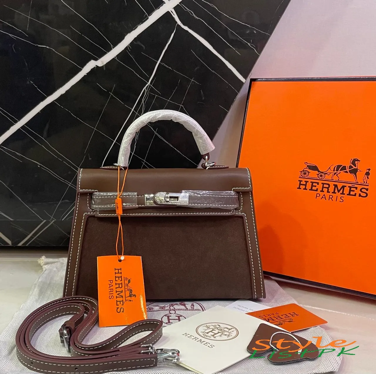Hermes Paris Valvet Bag