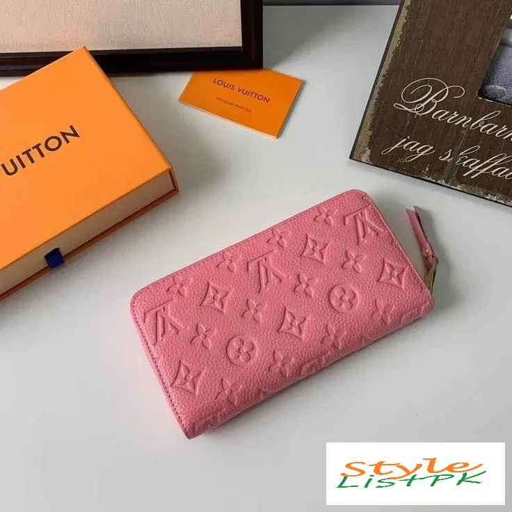 Lv Alphabet Emboss Ladies Wallet