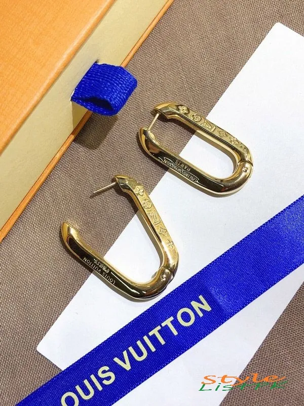 Lv Gold Earrings 