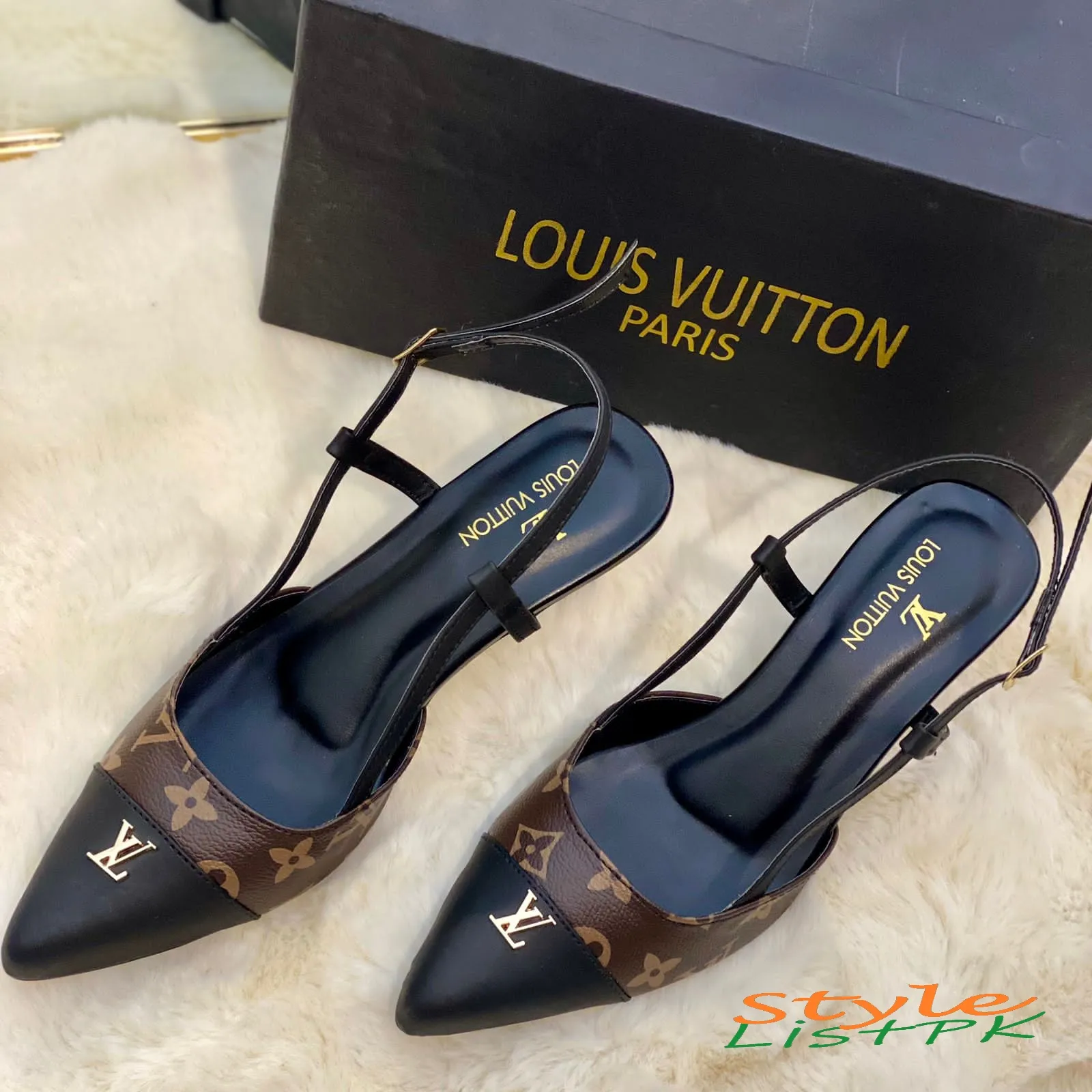 Lv Monogram Heels