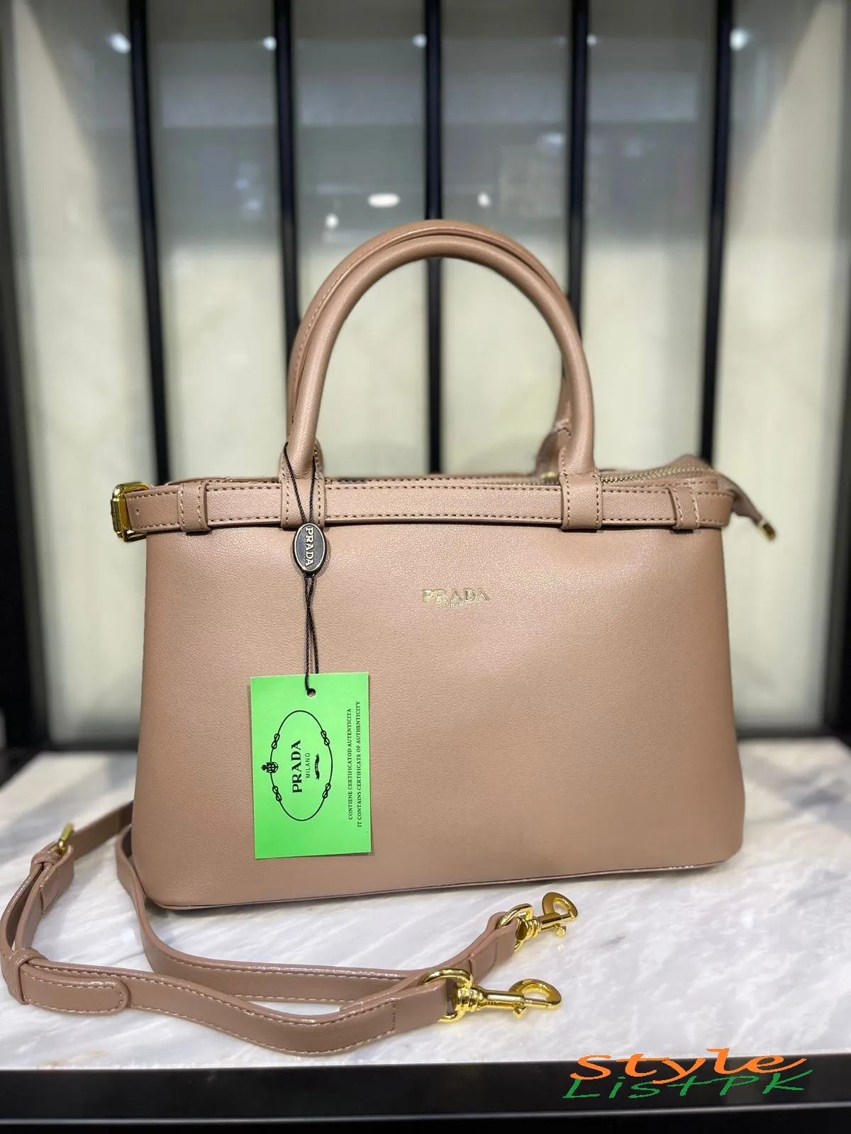 Prada Buckle Small Handbag