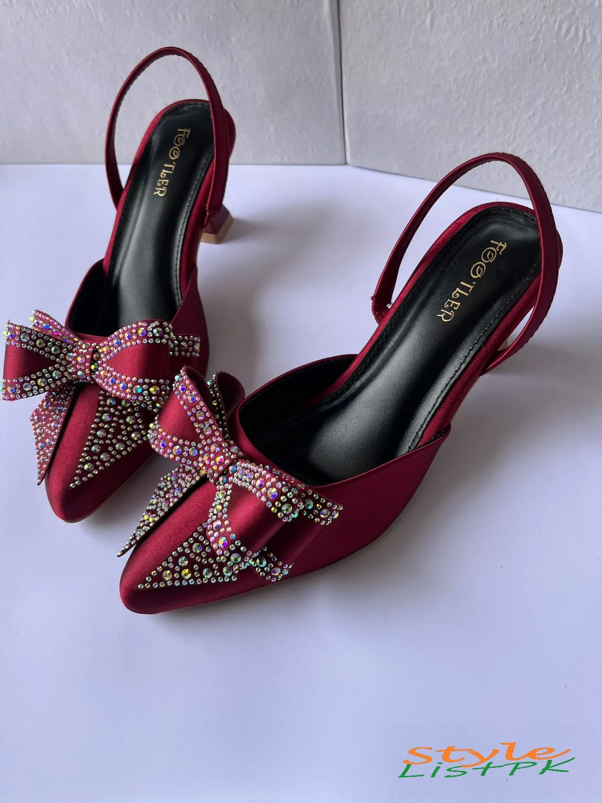 Rhinestones Heel