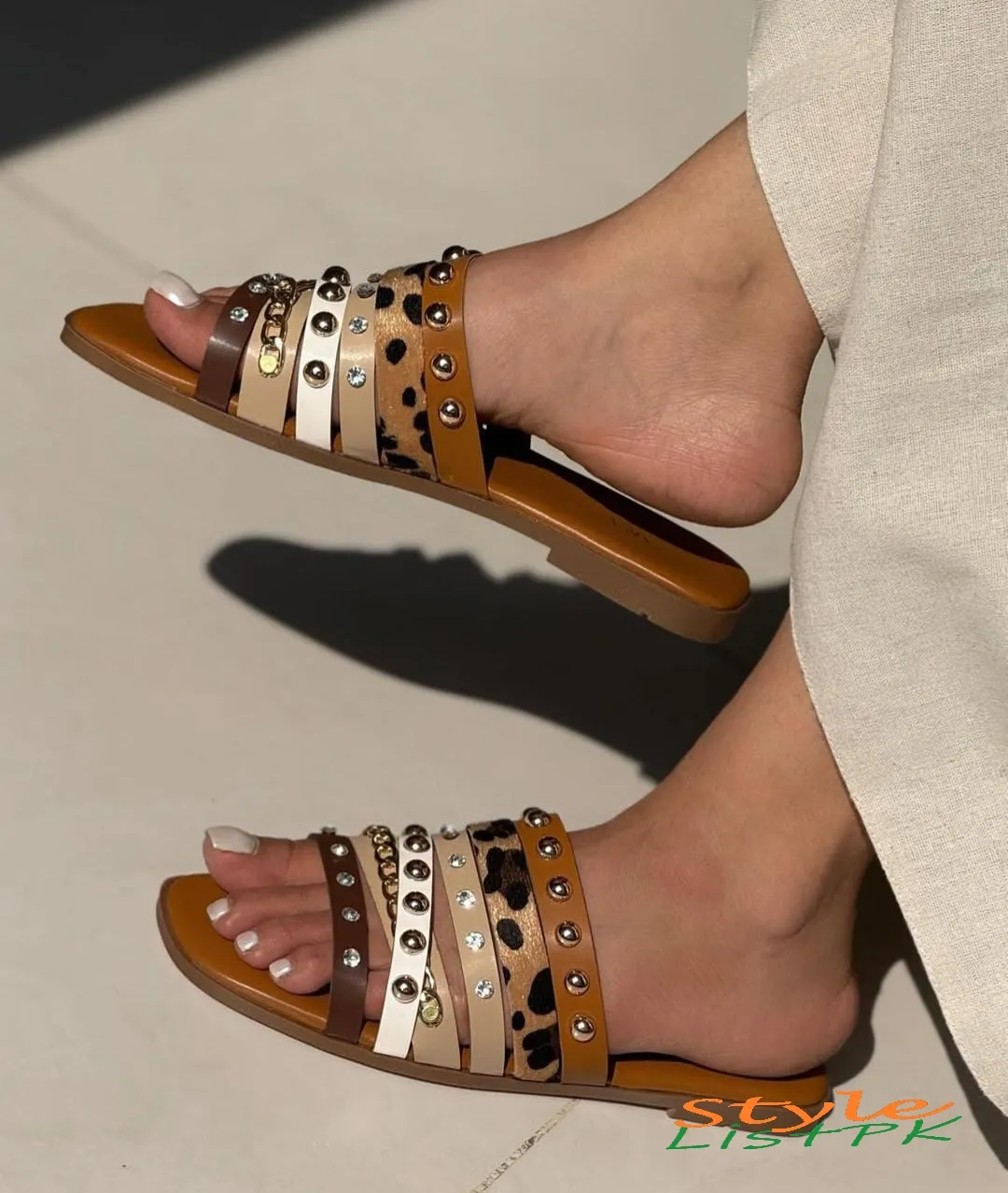 Studded Blitz Flats