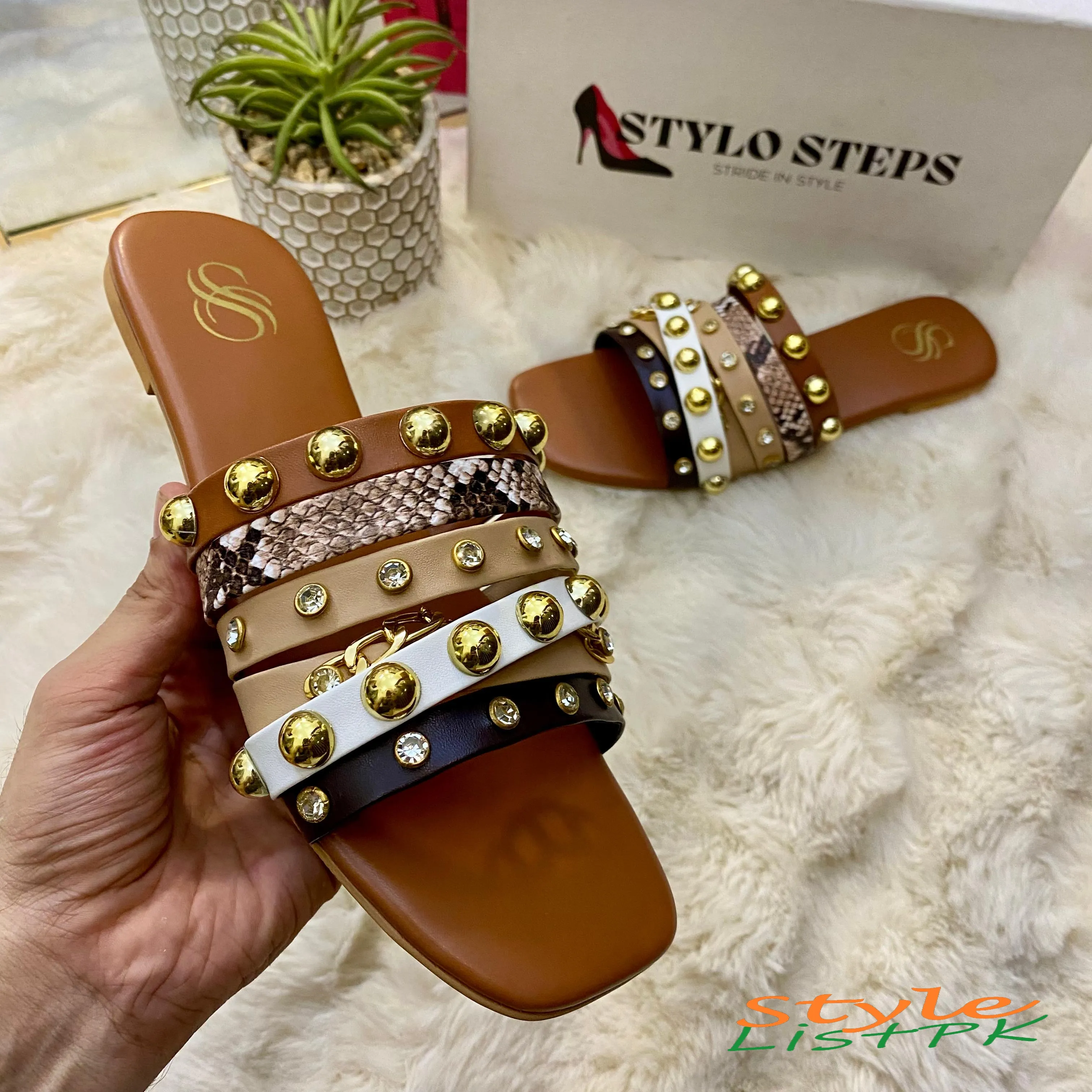 Studded Blitz Flats