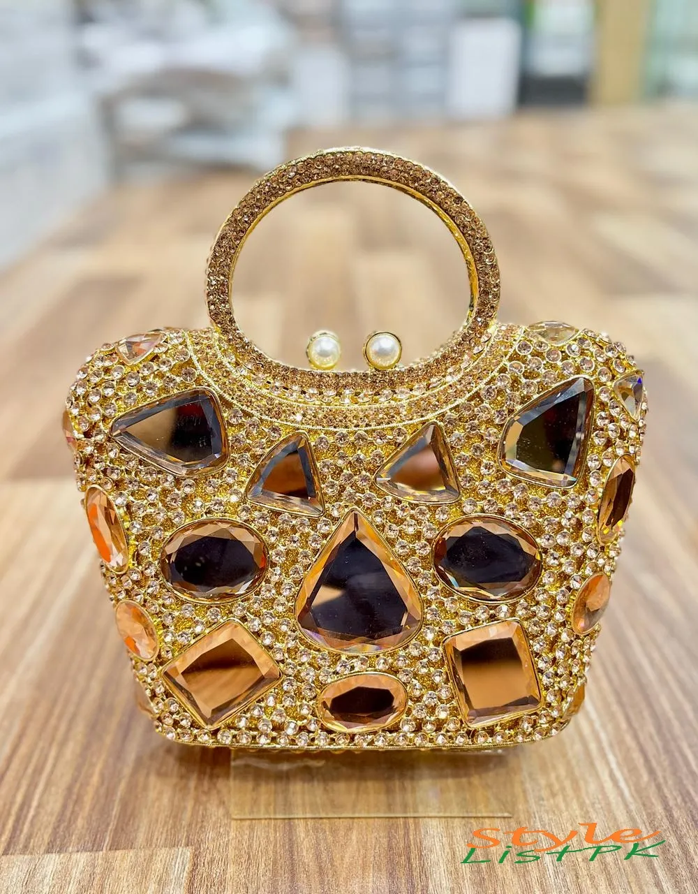 Swarovski Sprinkling Rhinestone Clutch 