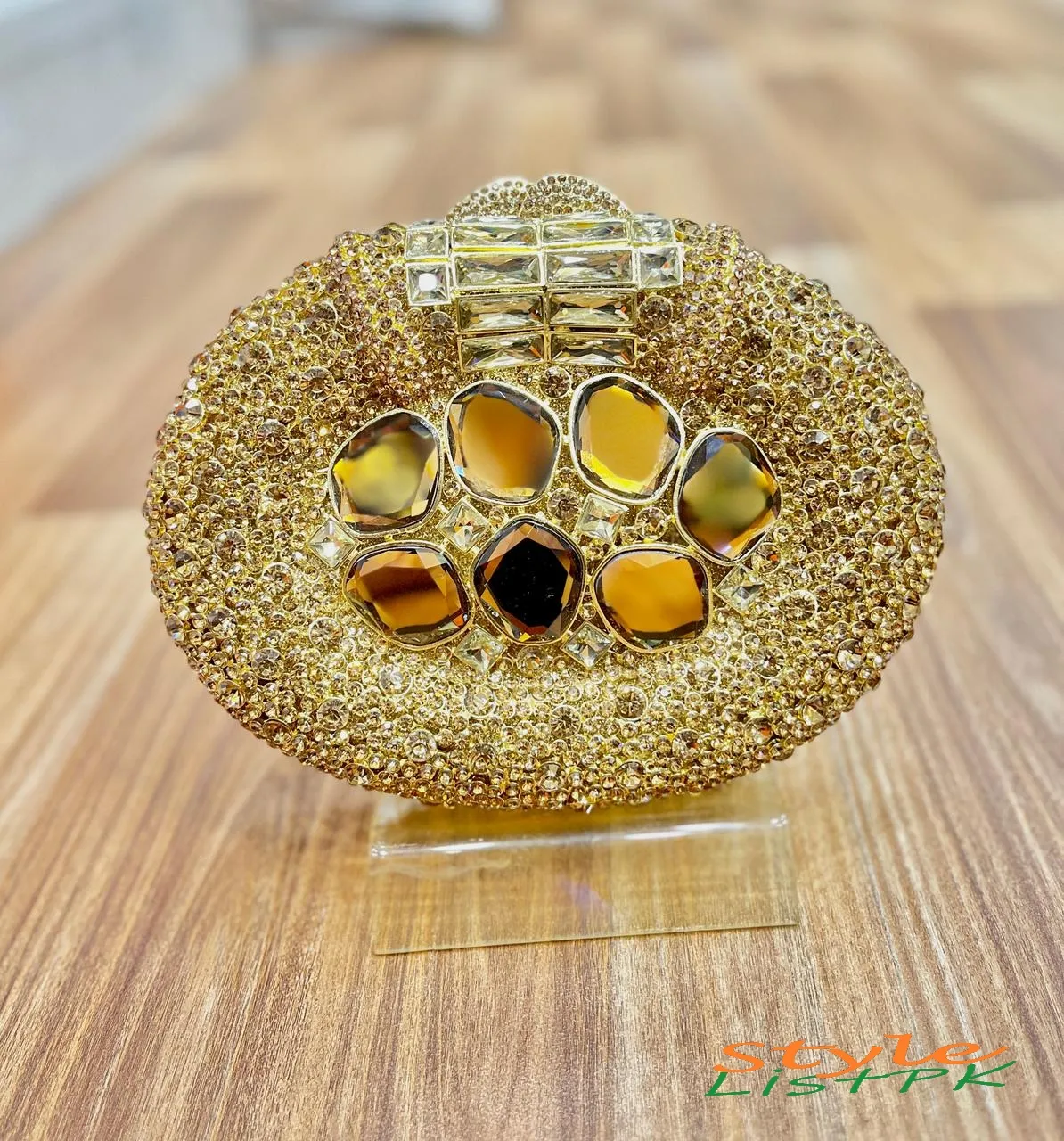 Swarovski Sprinkling Rhinestone Clutch 