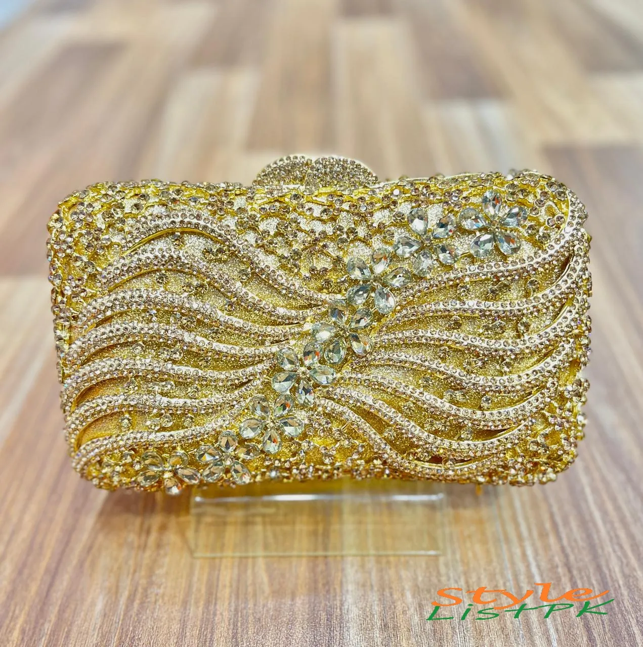 Swarovski Sprinkling Rhinestone Clutch 