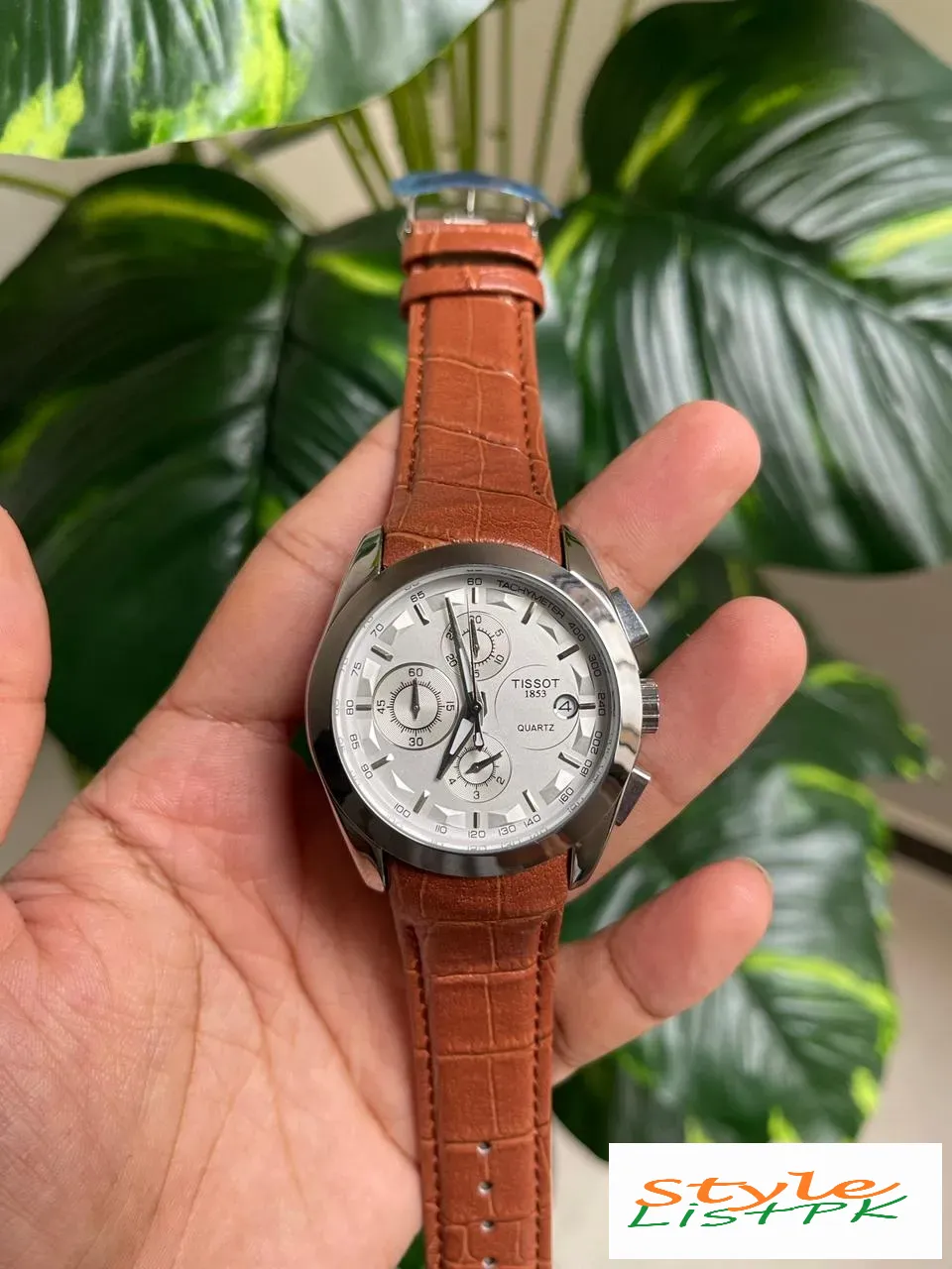 Tissot Chronograph Leather Watch
