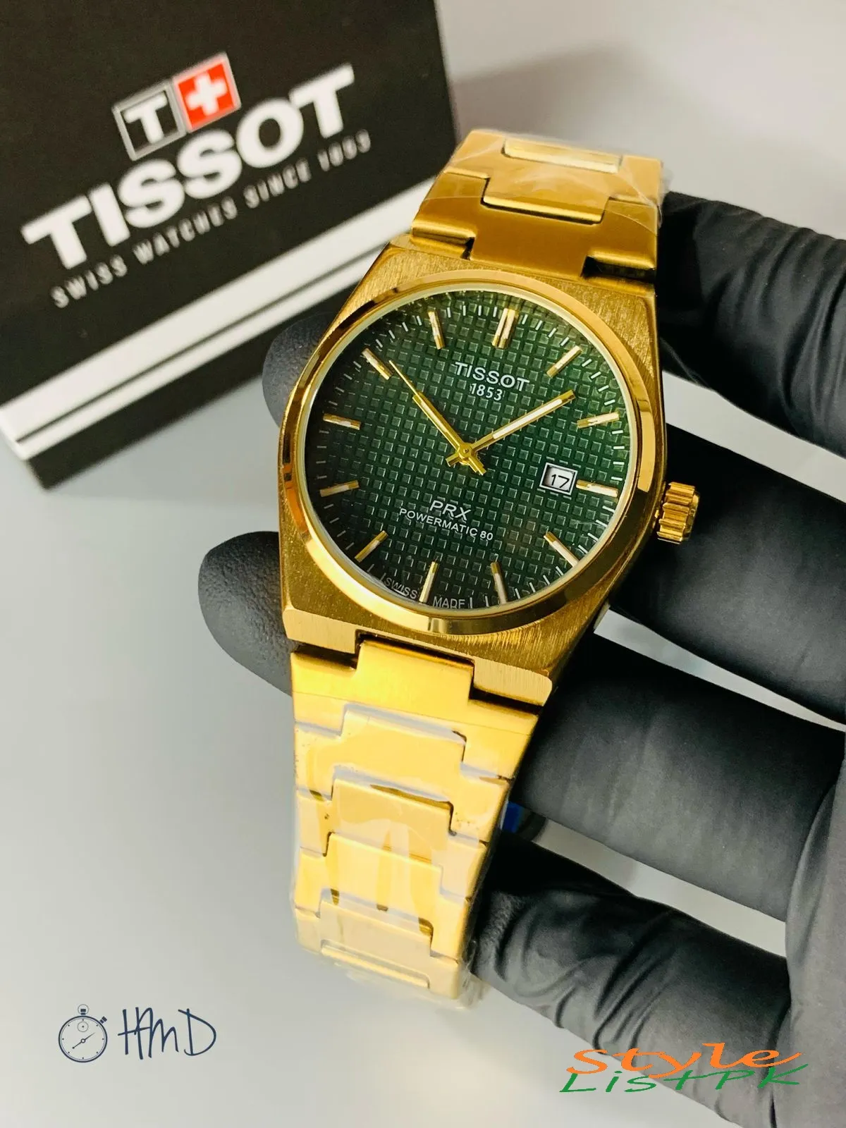 Tissot Prx Gold Chain 