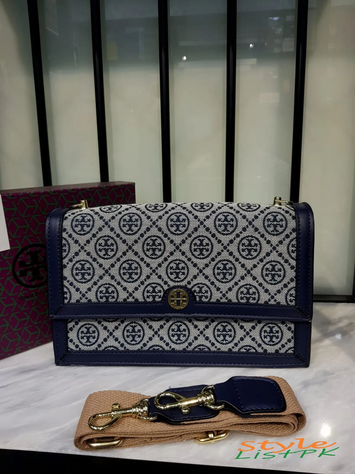 Tory Burch T Monogram Jacquard Mini