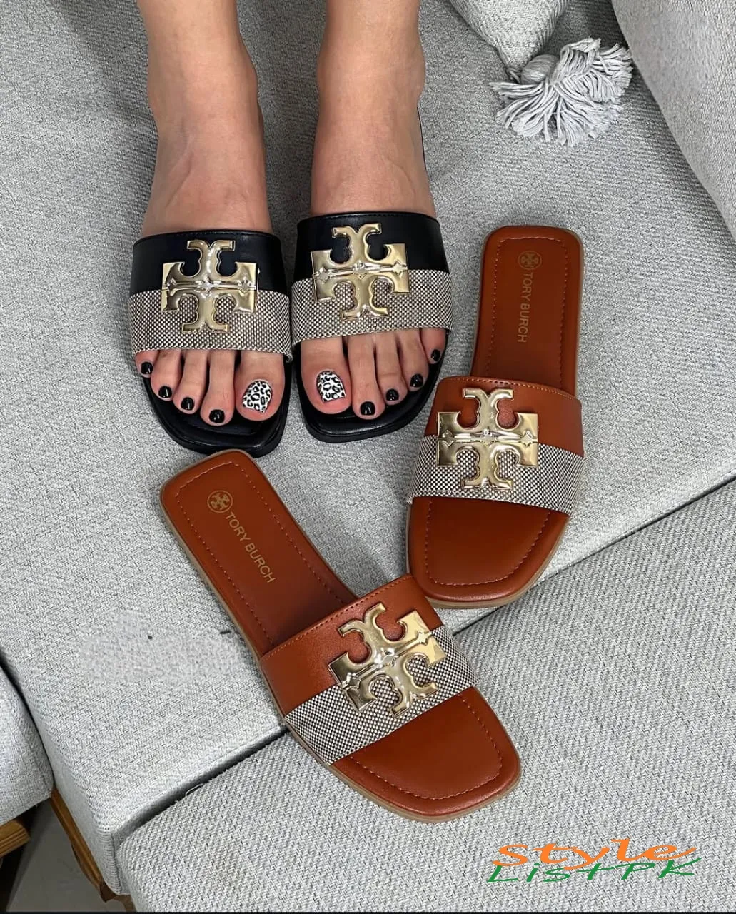 Tory Chic Slides