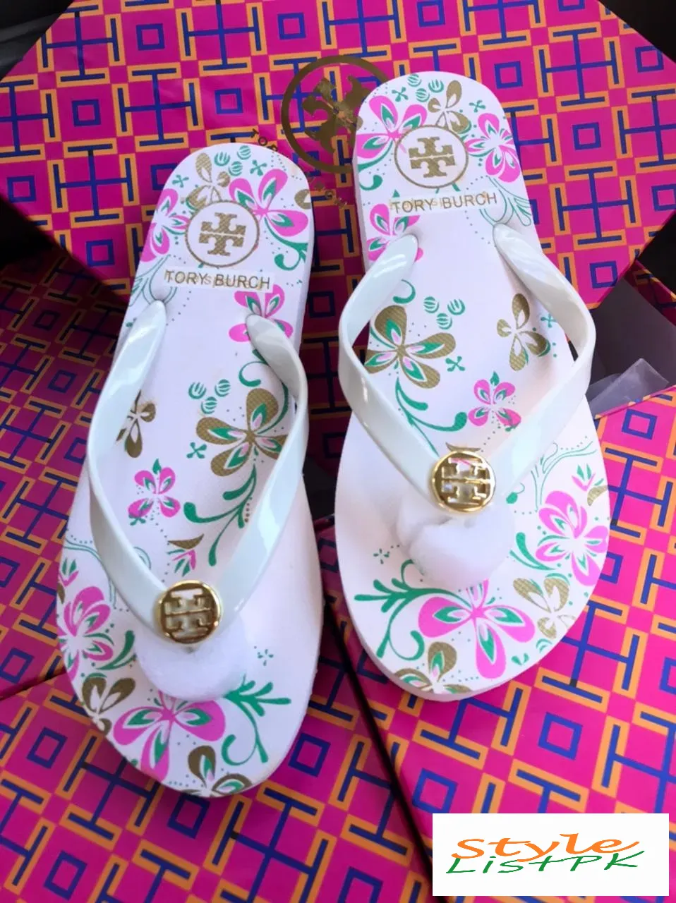 Tory Floral Flipflop