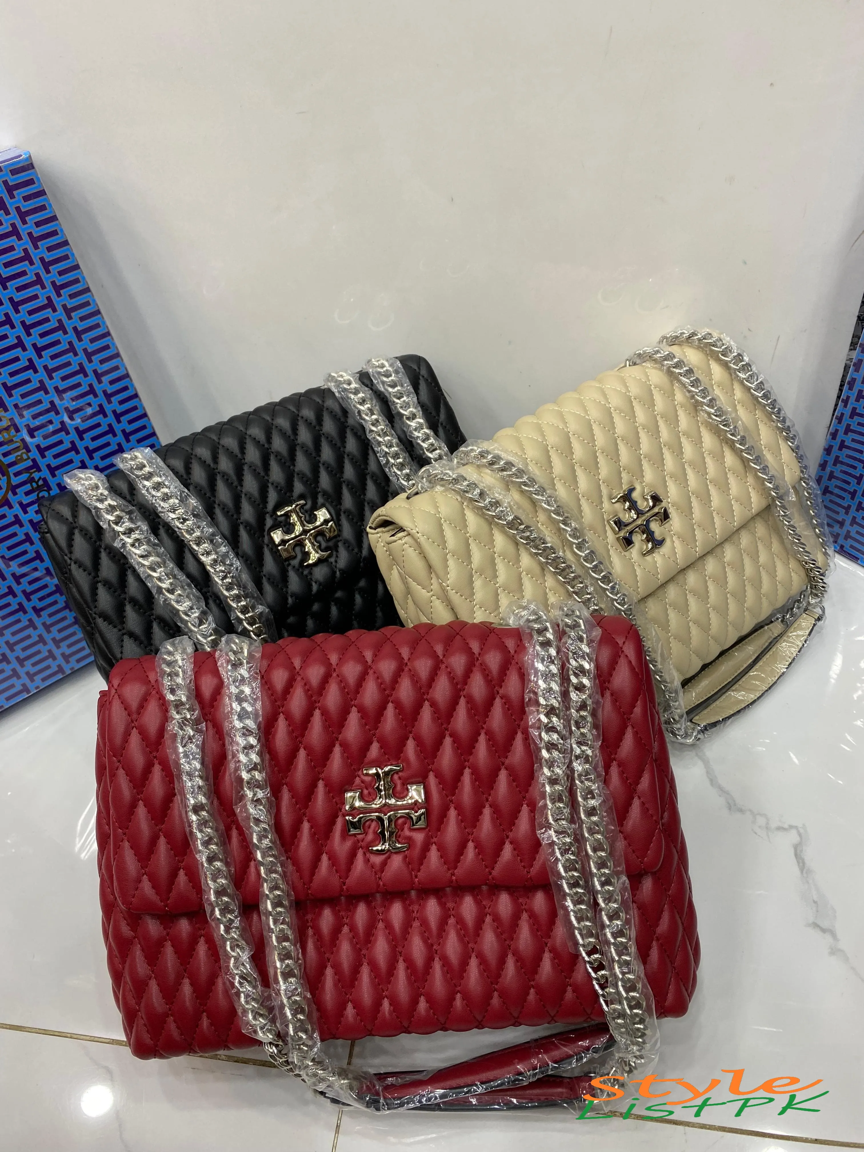 Tory Kira Rusched Shoulder Bag 