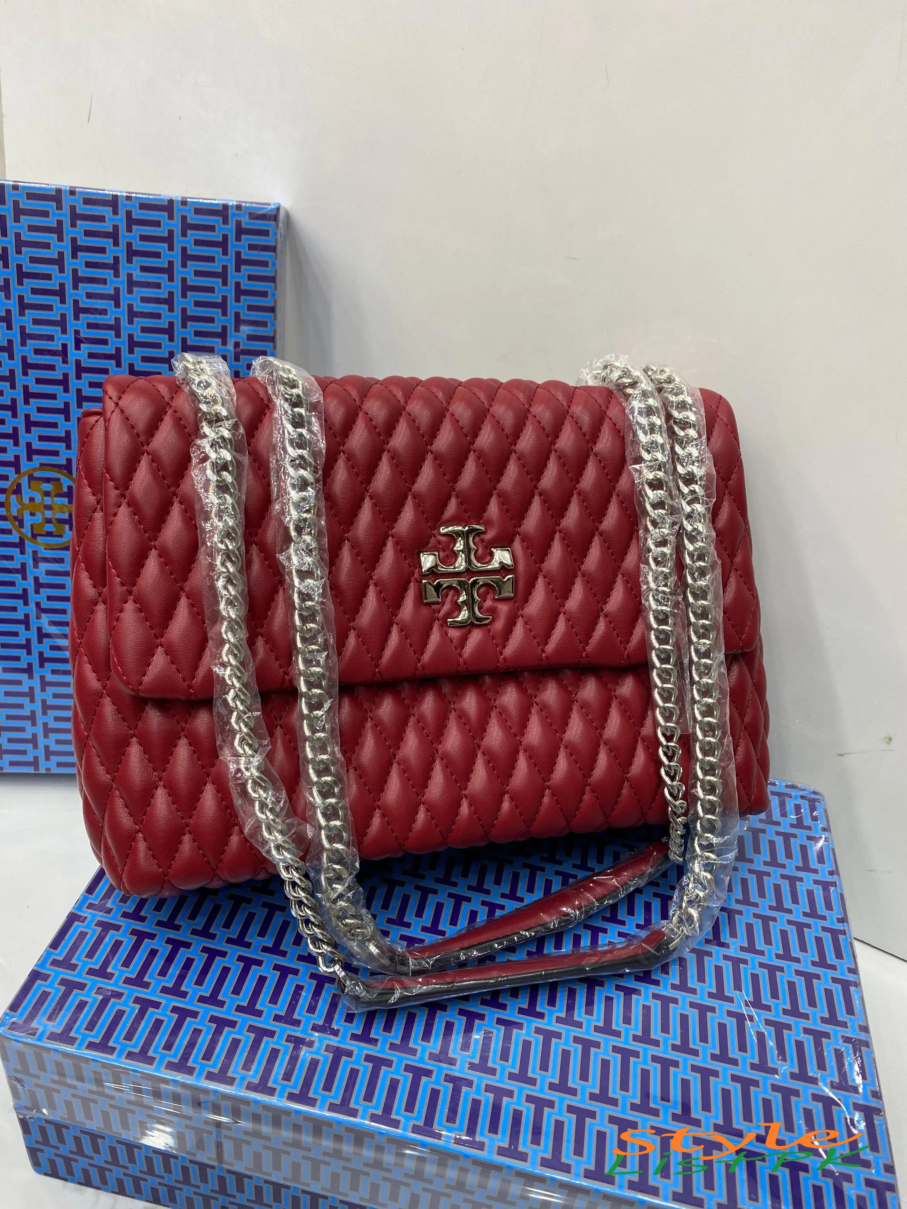 Tory Kira Rusched Shoulder Bag 