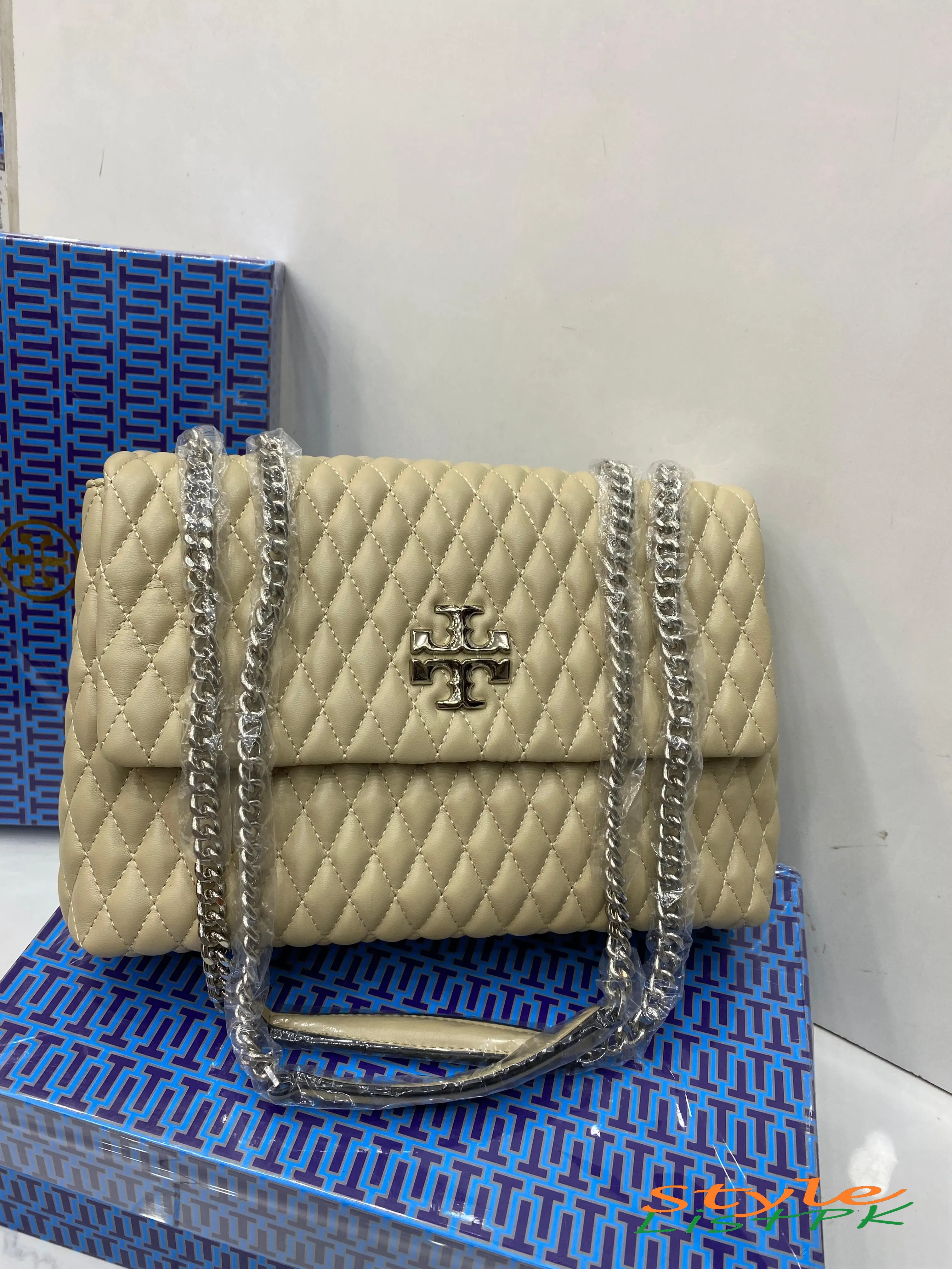 Tory Kira Rusched Shoulder Bag 