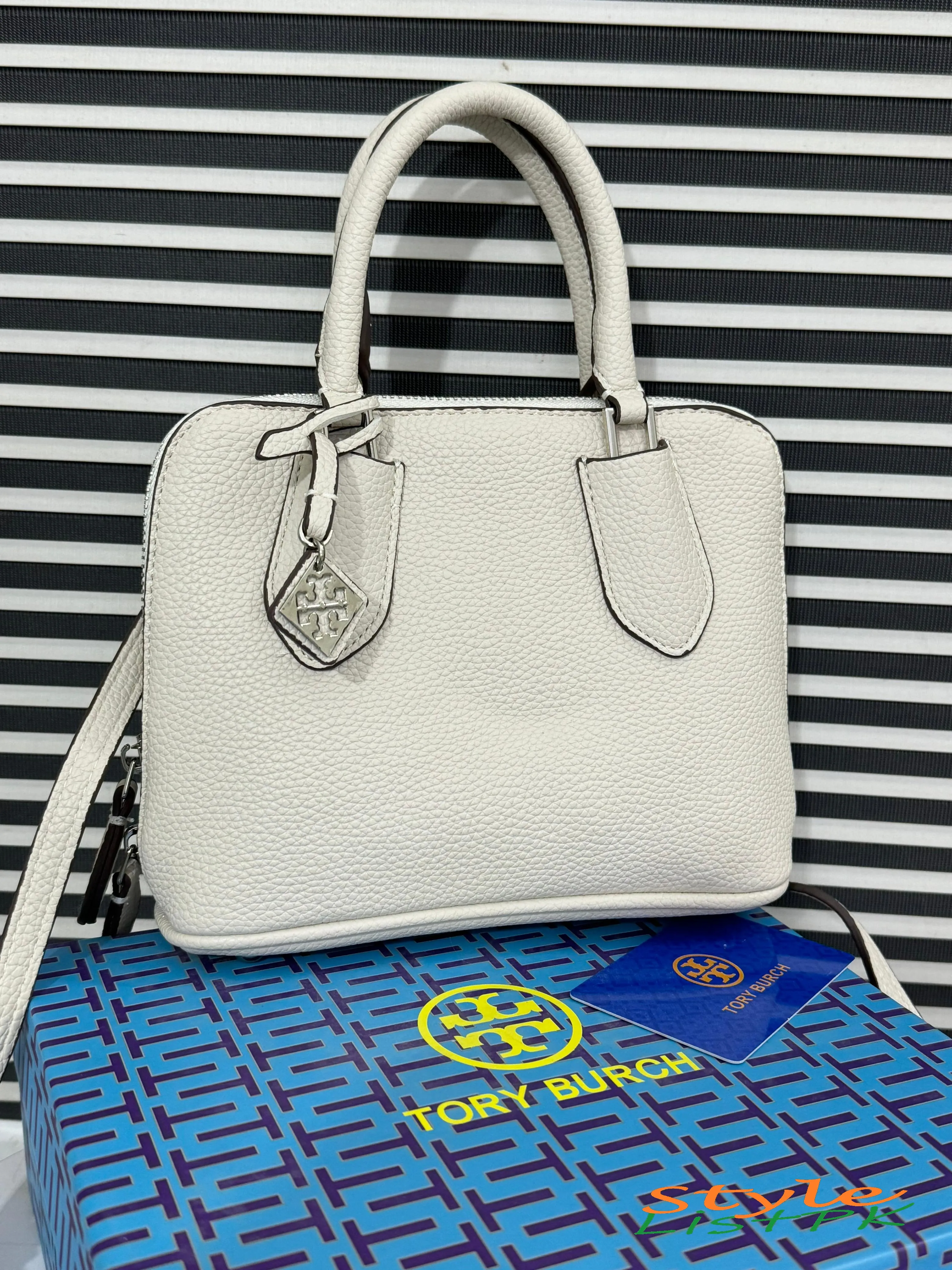 Tory Swing Leather Satchel